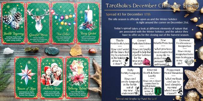 Tarotholics Yuletide Oracle Reading with the Holiday Magic Oracle
