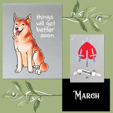 Indigo Adrift's Mystical Tarot and It's Going to Be Okay 2024 Day-to-Day Calendar by Kate Allan