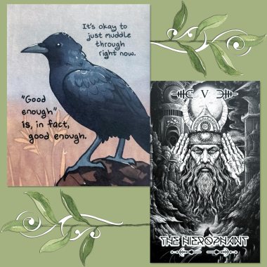 Viking Valor Tarot and It's Going to Be Okay 2024 Day-to-Day Calendar by Kate Allan