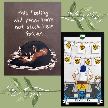 NYC Tarot and It's Going to Be Okay 2024 Day-to-Day Calendar by Kate Allan