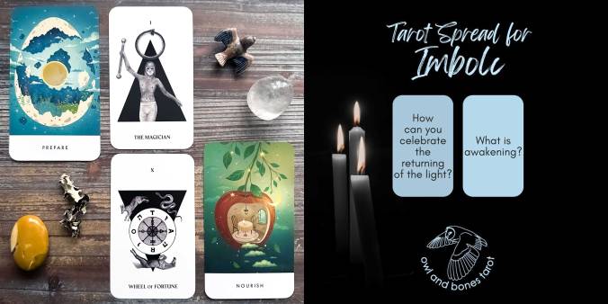 Imbolc Tarot Reading with the Monochromatica Tarot and Dream Ritual Cards