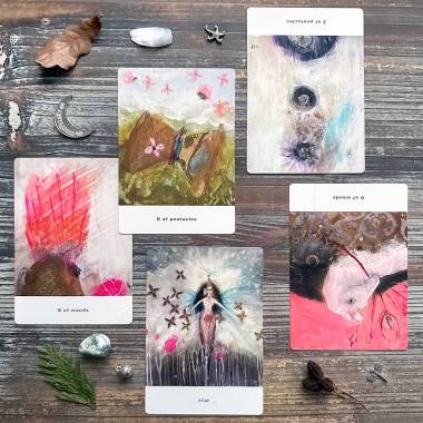 Kei Tarot Love - Star, Six of Wands, Three of Pentacles, Six of Pentacles, Eight of Wands