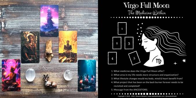 Virgo Full Moon Oracle Reading with the Timeless Tales Oracle