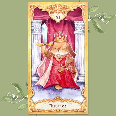 Maruco Animal Tarot - Justice