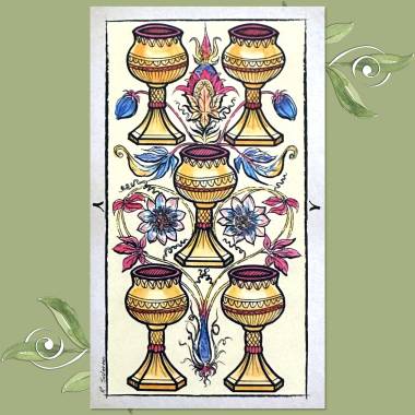 New Choice Tarot de Marseille - Five of Cups