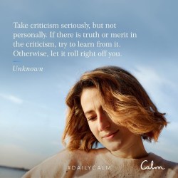 The #DailyCalm from the Calm app