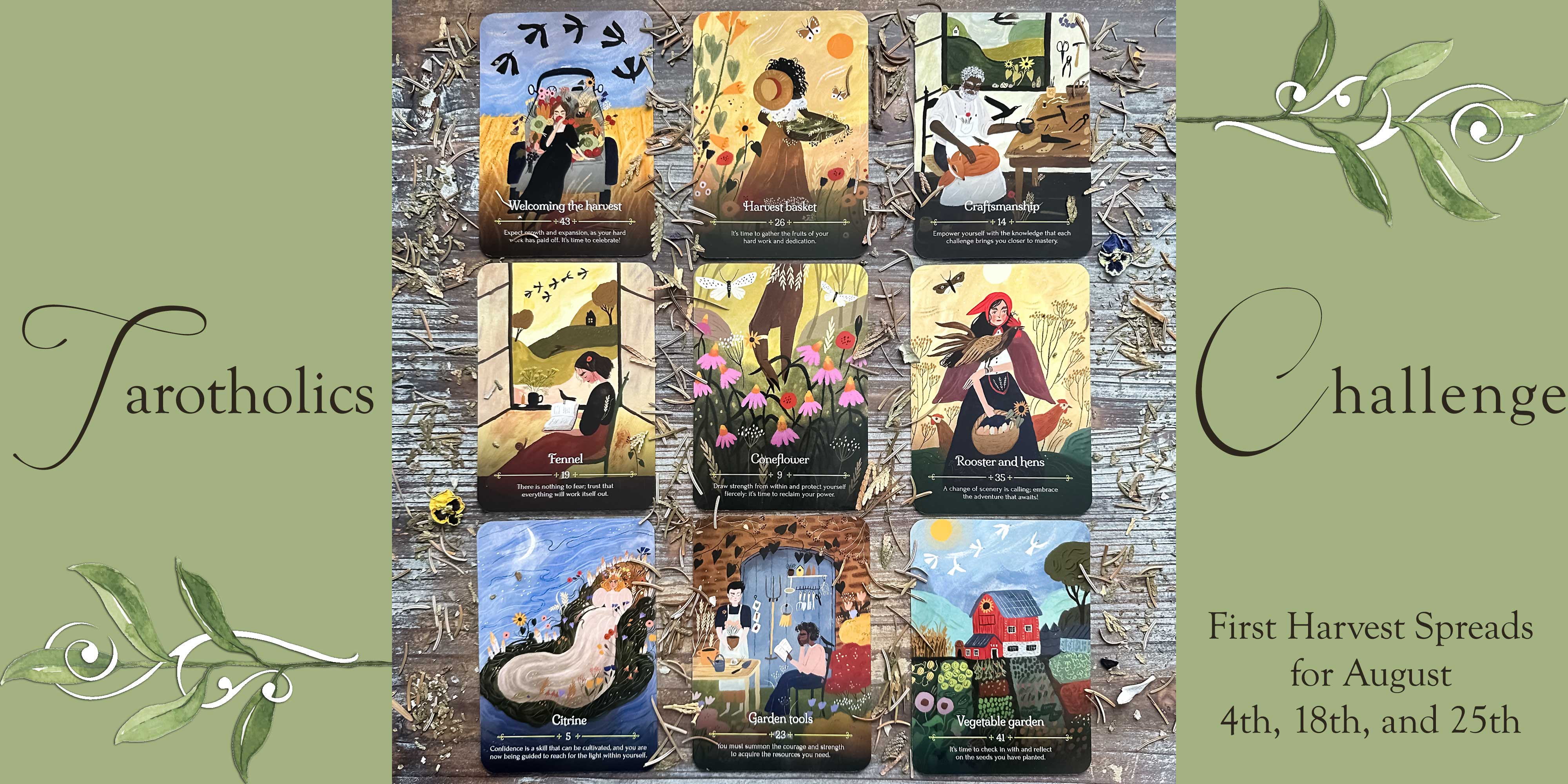 First Harvest Oracle Reading with the Seasons of the Witch Lammas Oracle