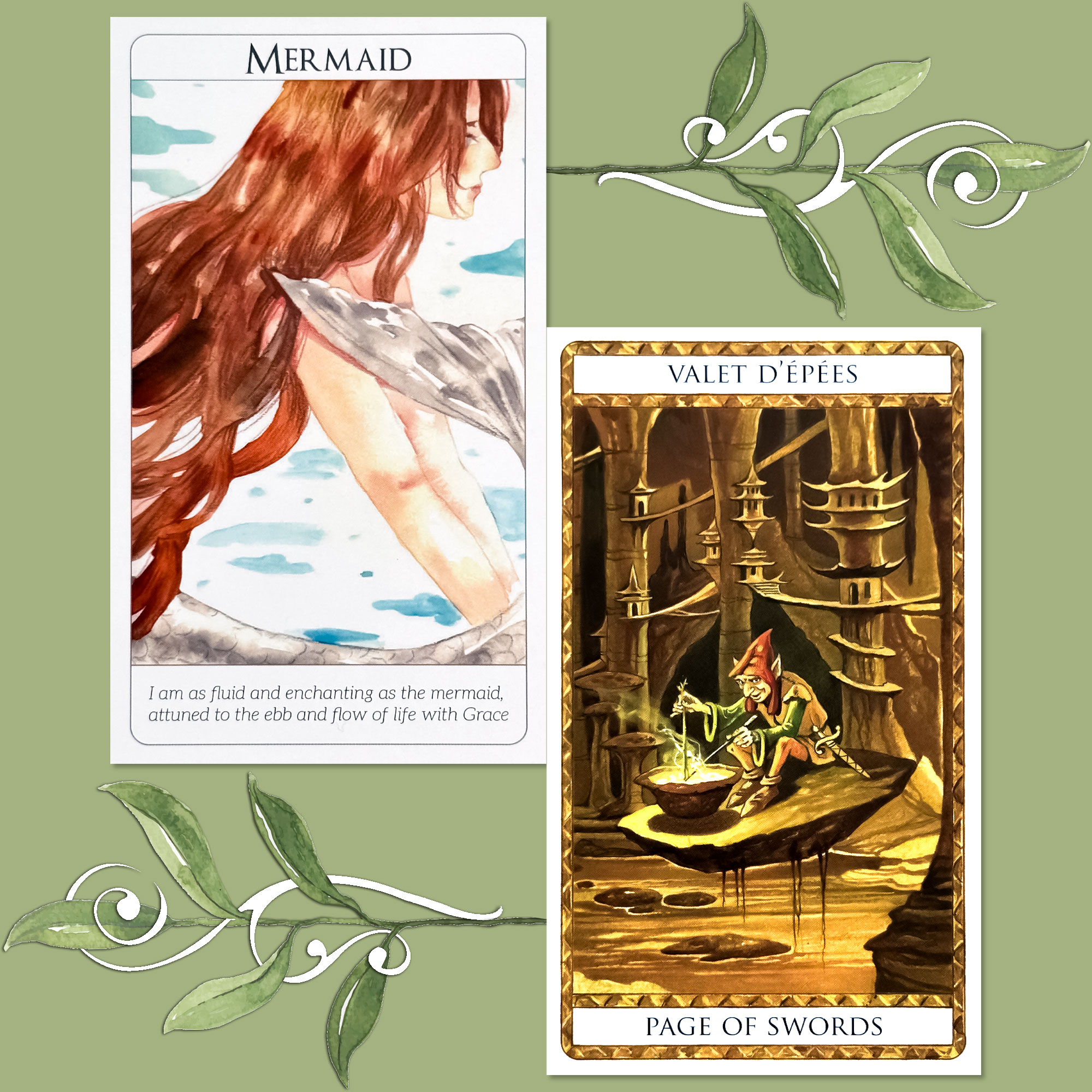 The Labyrinth Tarot and Soul Creatures Oracle