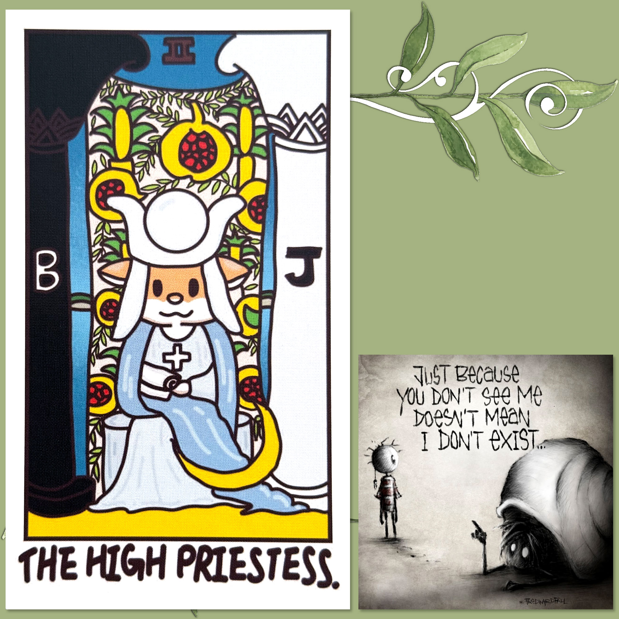 Fox Fairy Goddess Tarot - The High Priestess