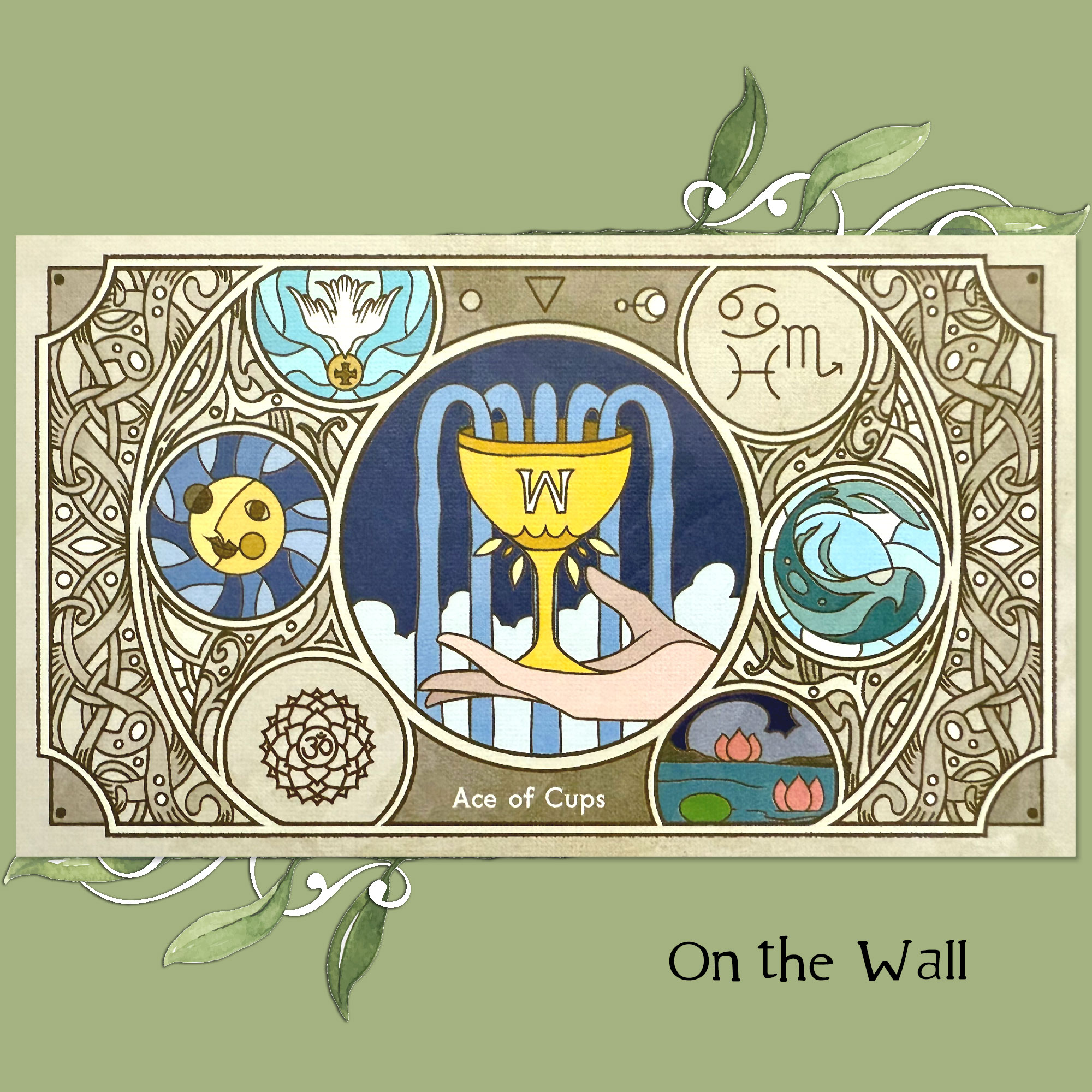 Sambucus RWS Tarot - Ace of Cups