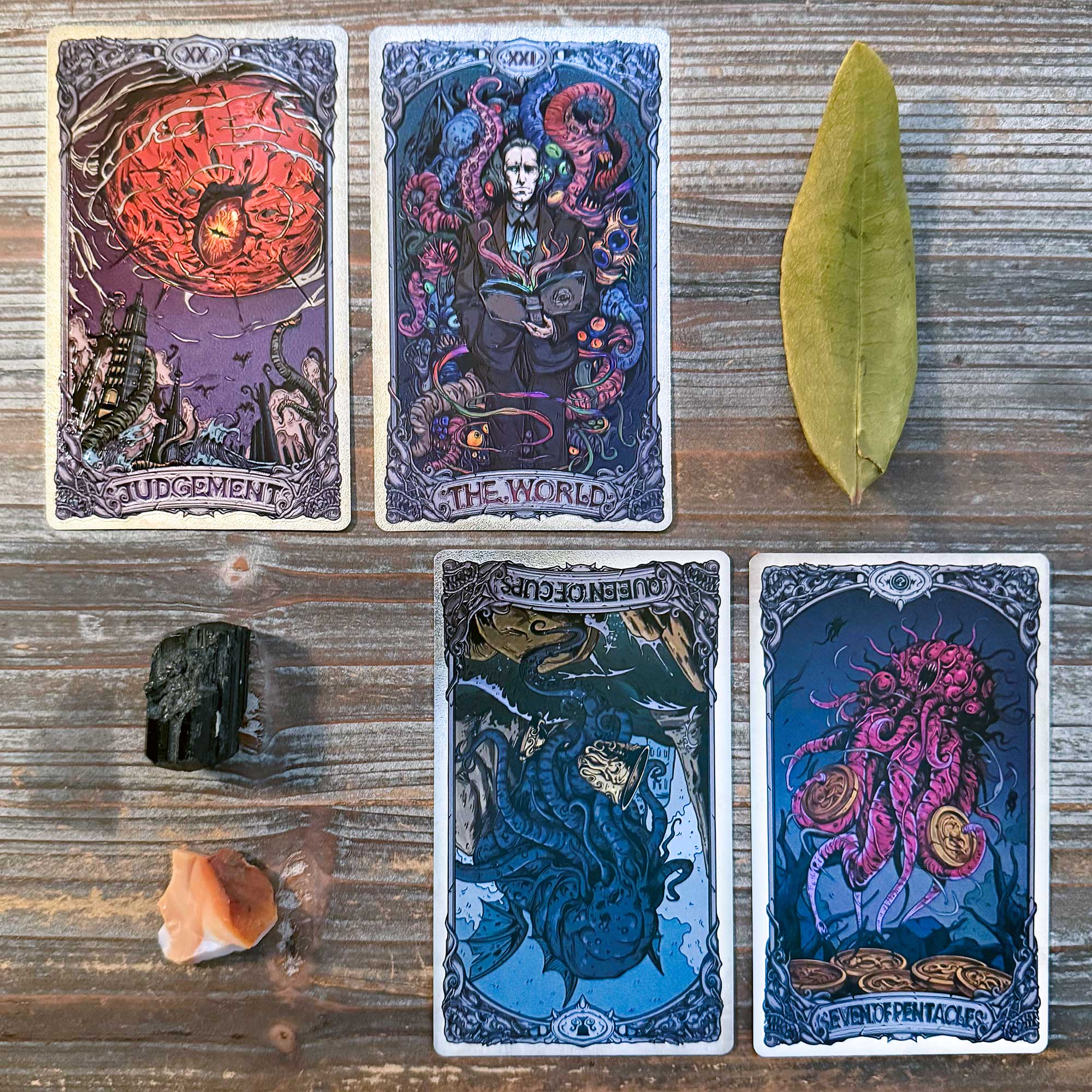 Tarot Reading with the Cthulhu Mythos Comicology Tarot