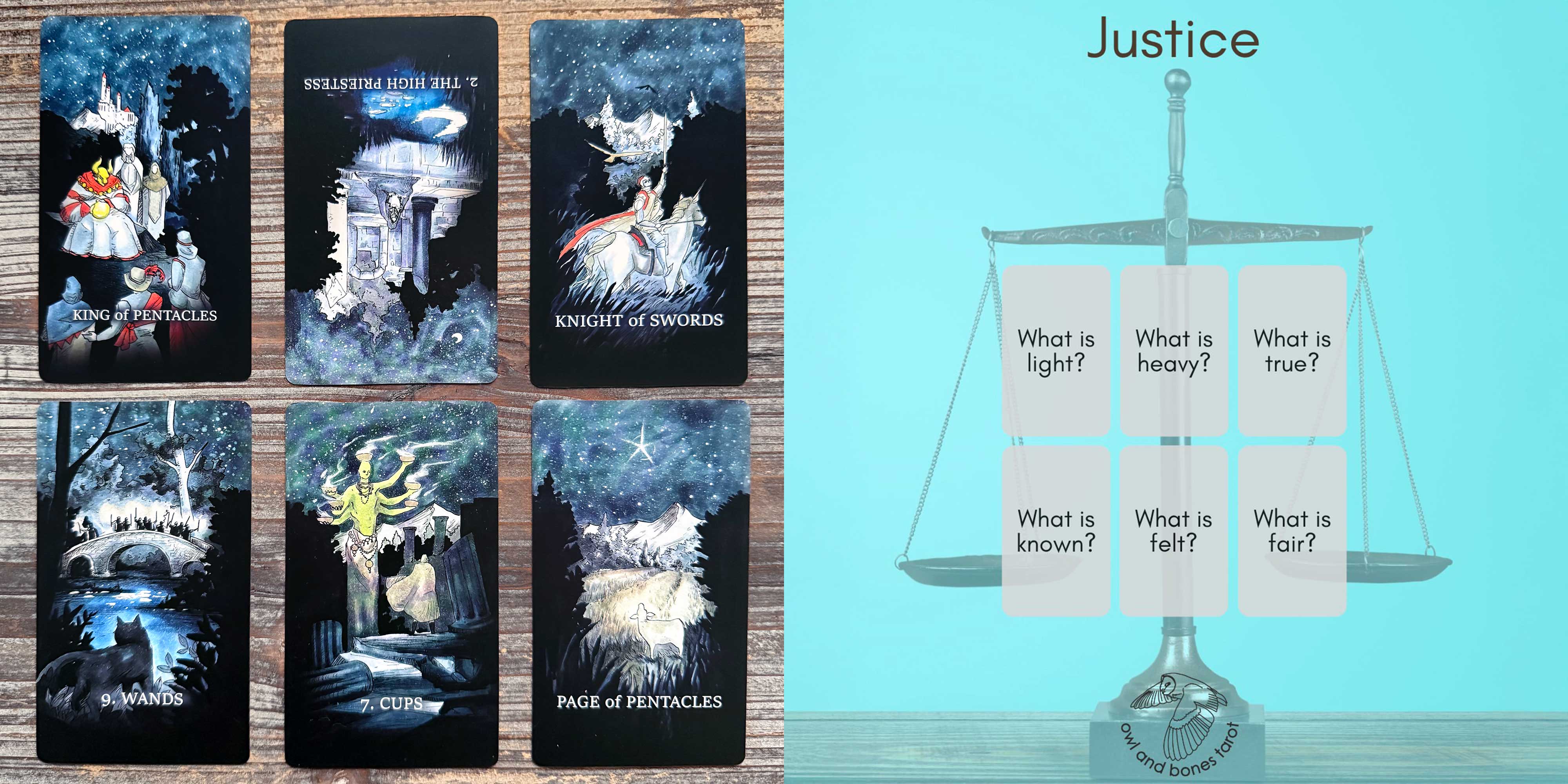 Justice Tarot Reading with The Endless Tarot