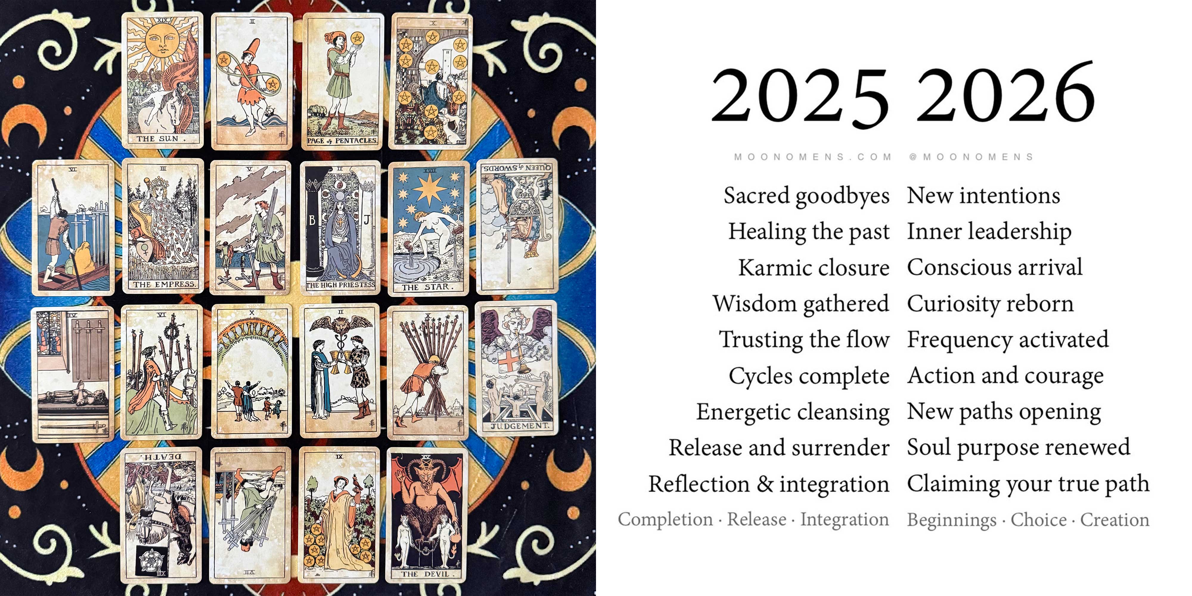 New Years Tarot Reading with the Tarot Vintage deck