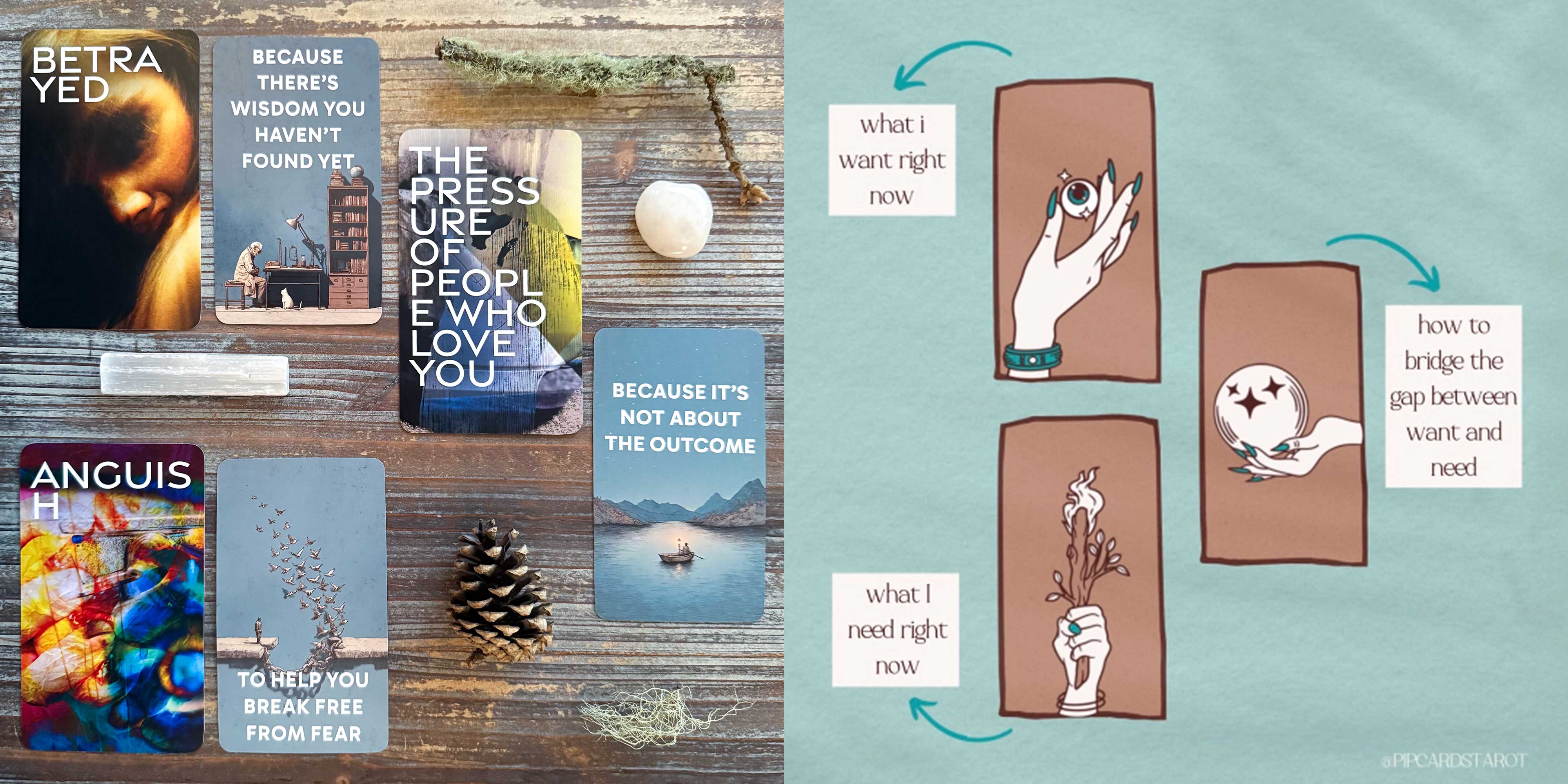 Oracle Reading with the Whispers of Why Oracle and The Wreck Deck