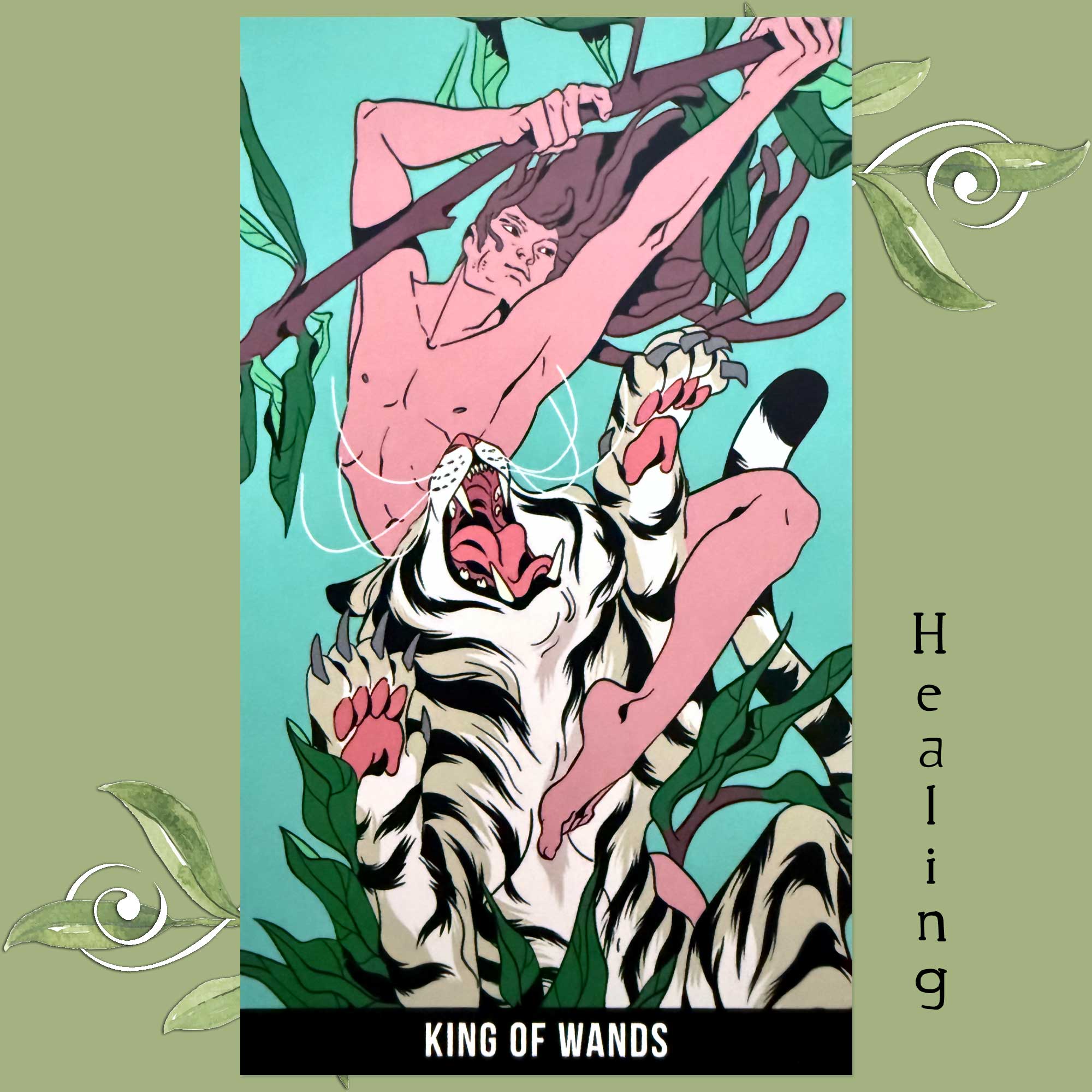 Wild Eden Tarot - King of Wands