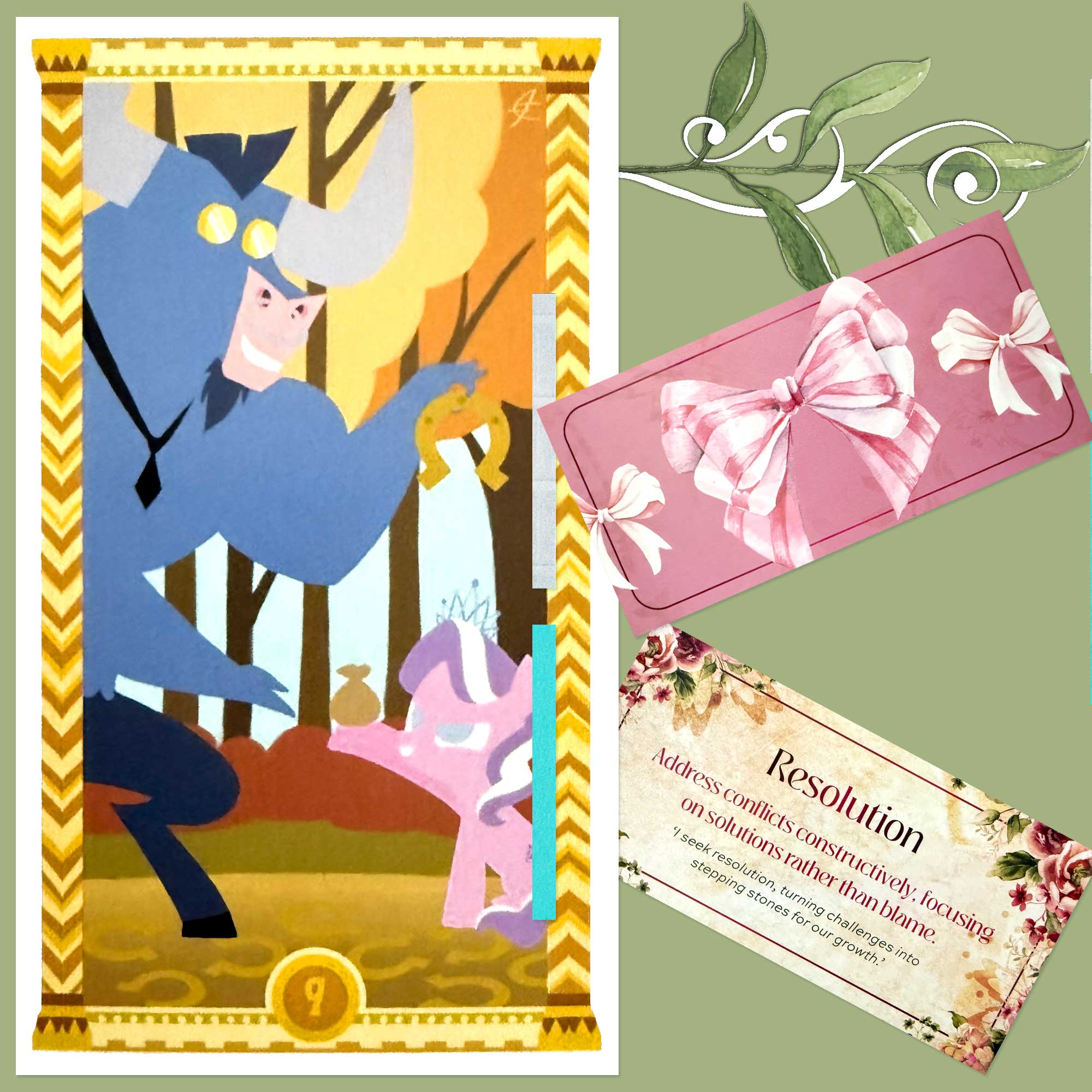 My Little Pony Tarot - Nine of Wands