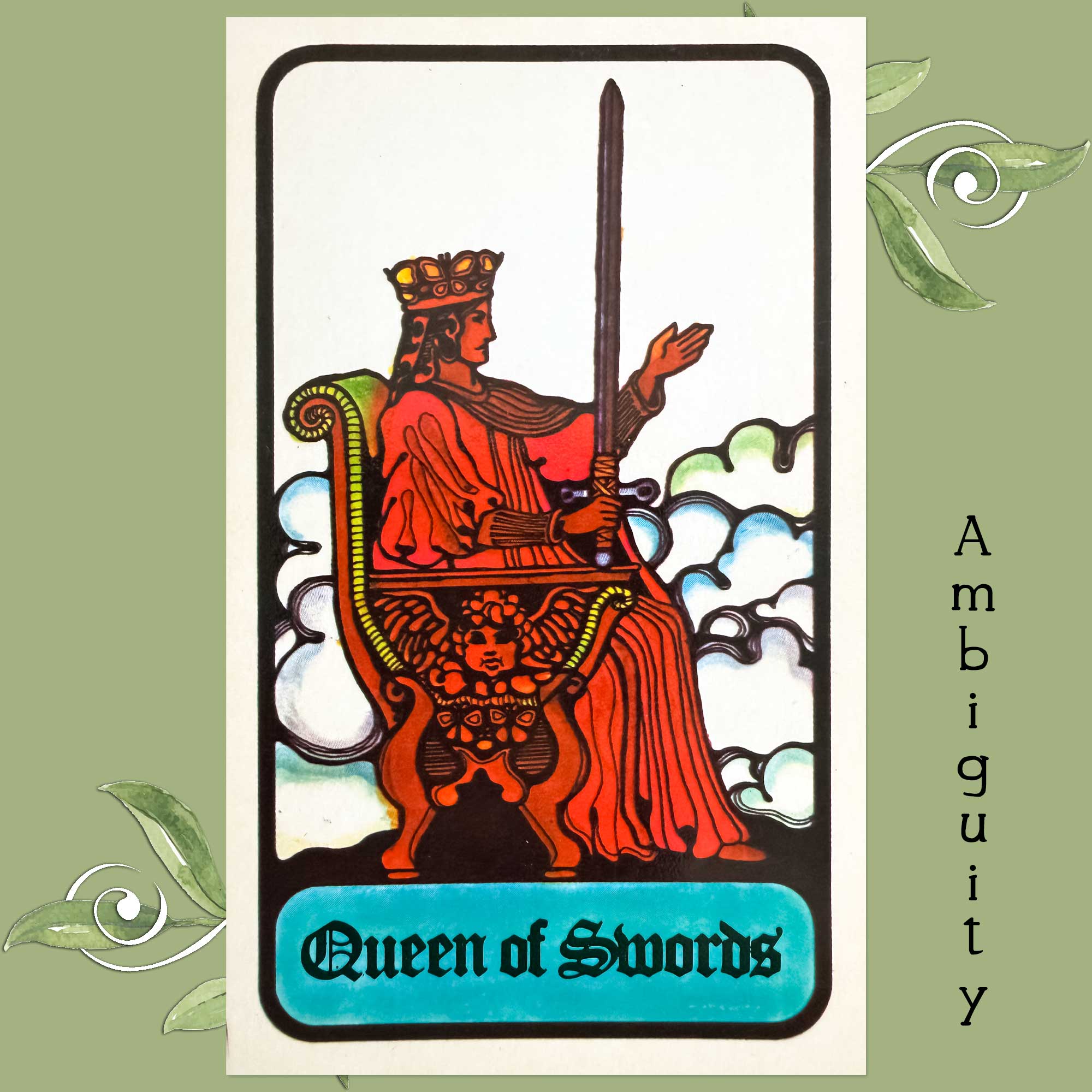 Hoi Polloi Tarot - Queen of Swords