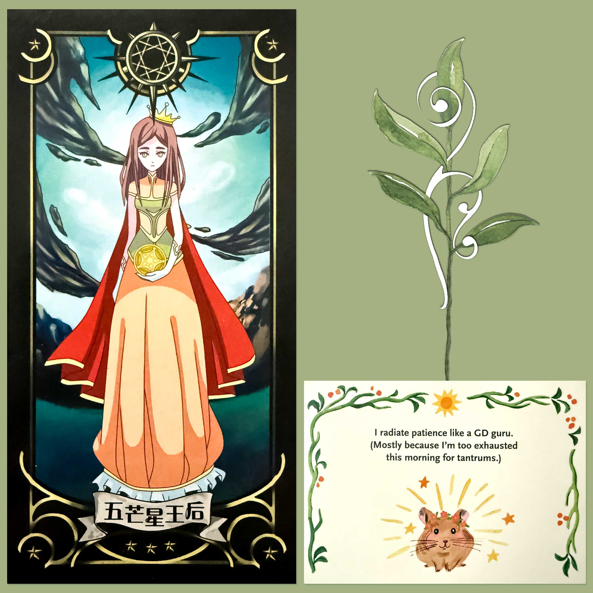 The Re-Ection of Tarot - Queen of Pentacles