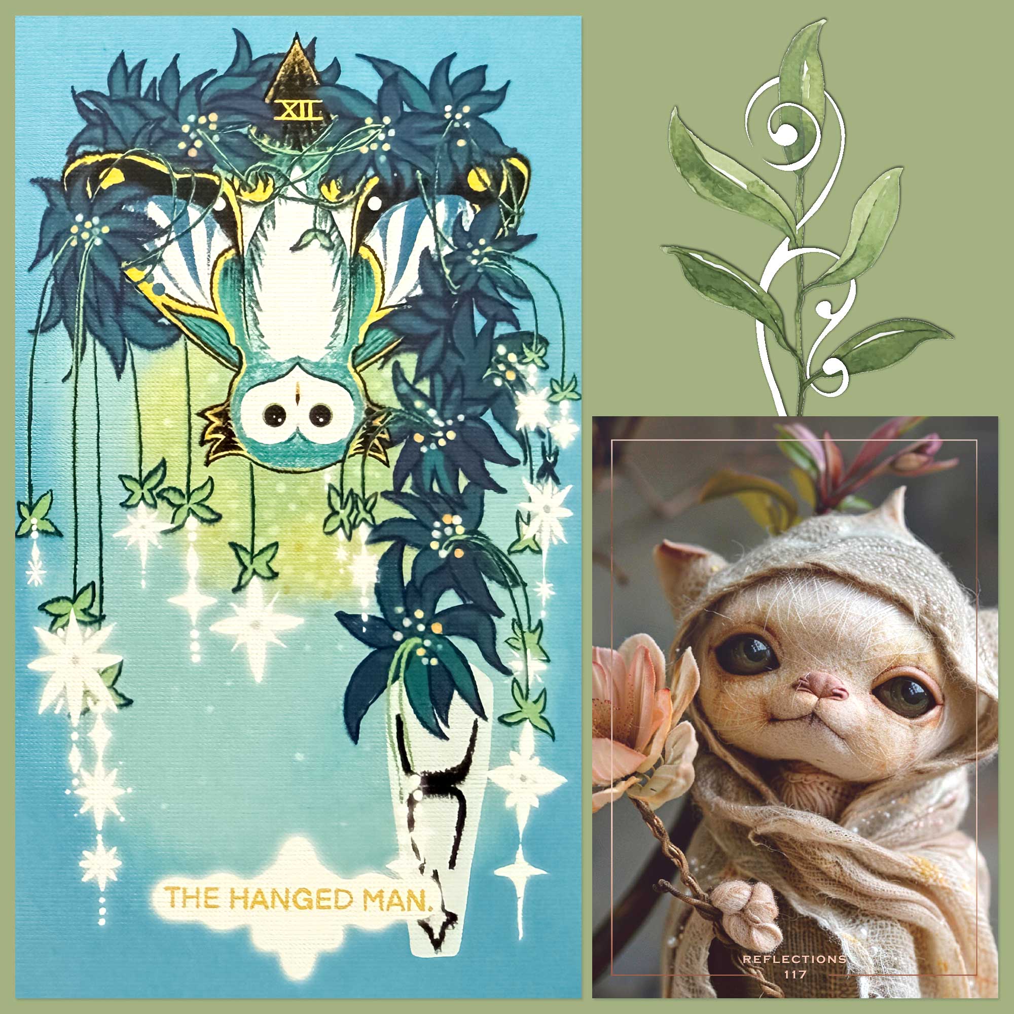 Exotic Flora Tarot - The Hanged Man