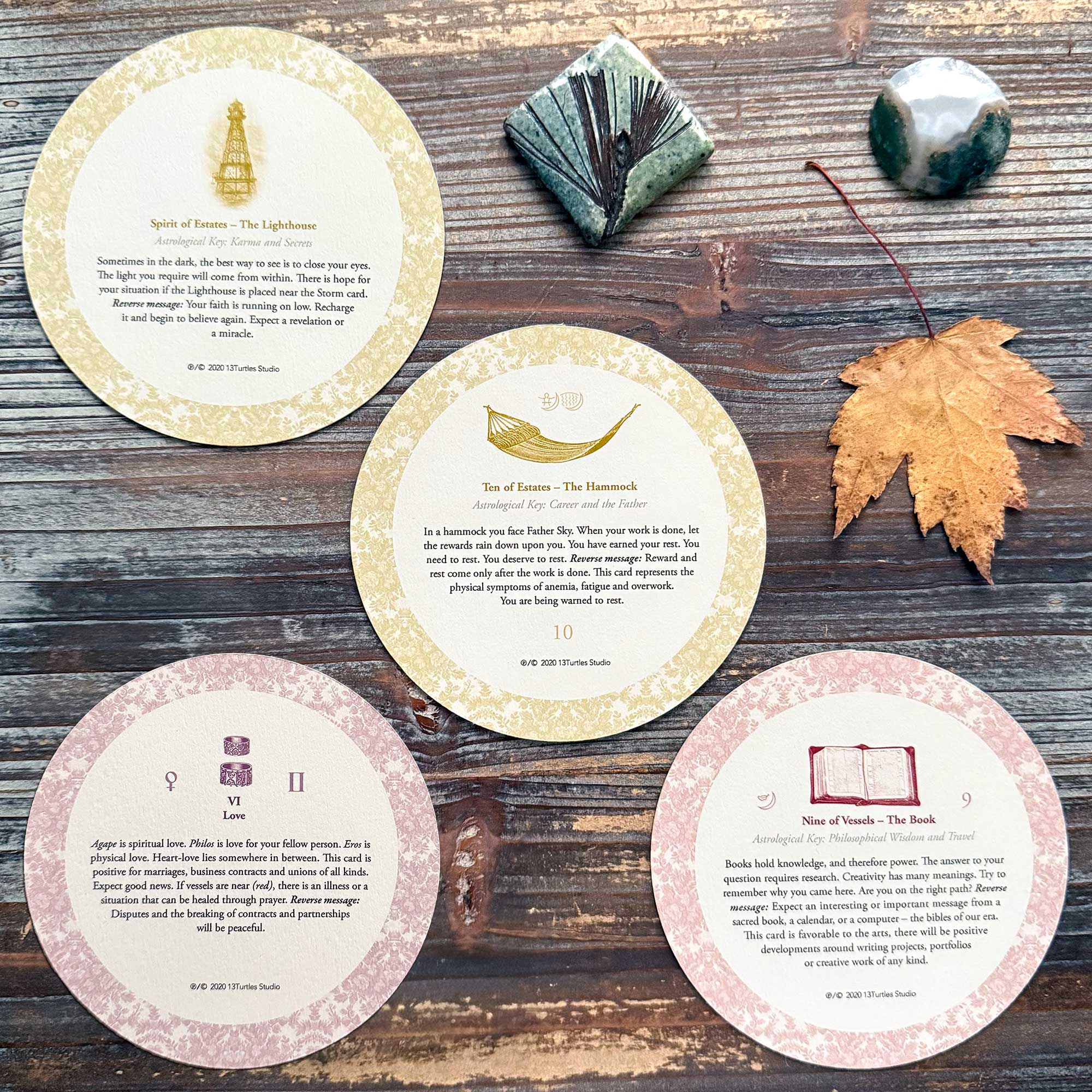 Tarot Reading with The Circle of Life Handmade Tarot