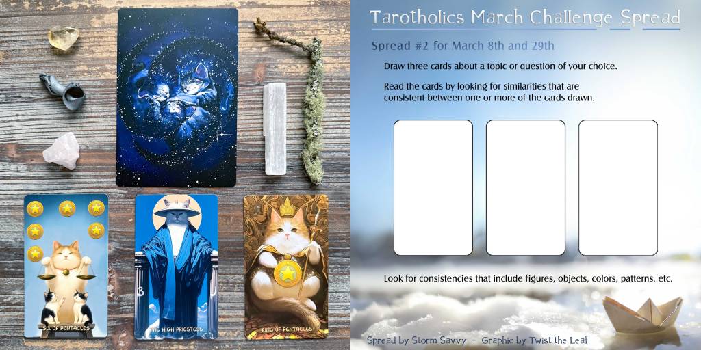 Tarot Reading with the Fat Cat Tarot and Cat in a Box Postcard Set