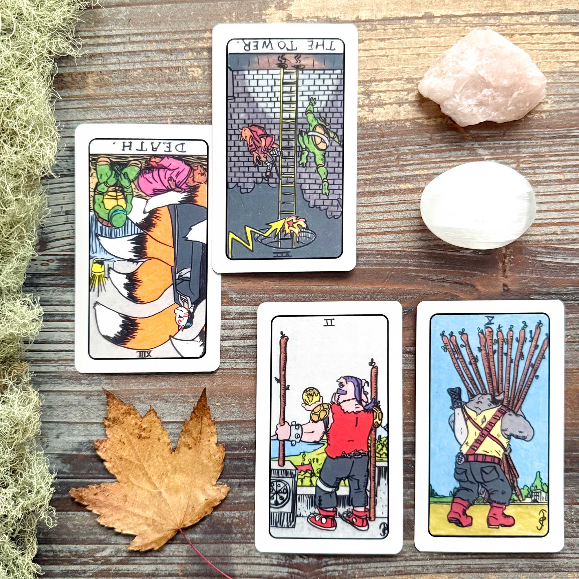 Tarot Reading with the Teenage Mutant Ninja Turtles Tarot