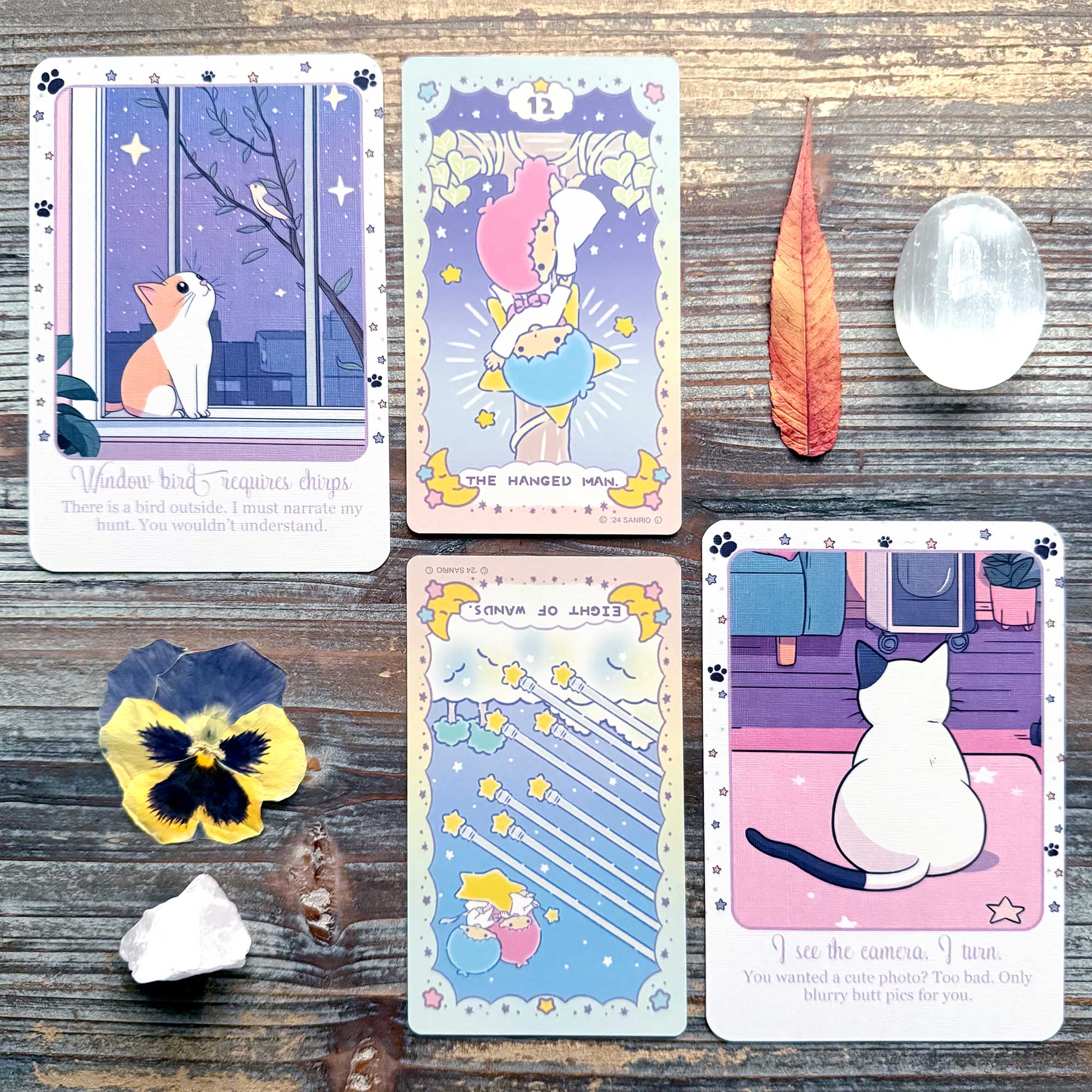 Tarot Reading with Luna's Little Twin Stars Tarot and The Purring Prophet Oracle