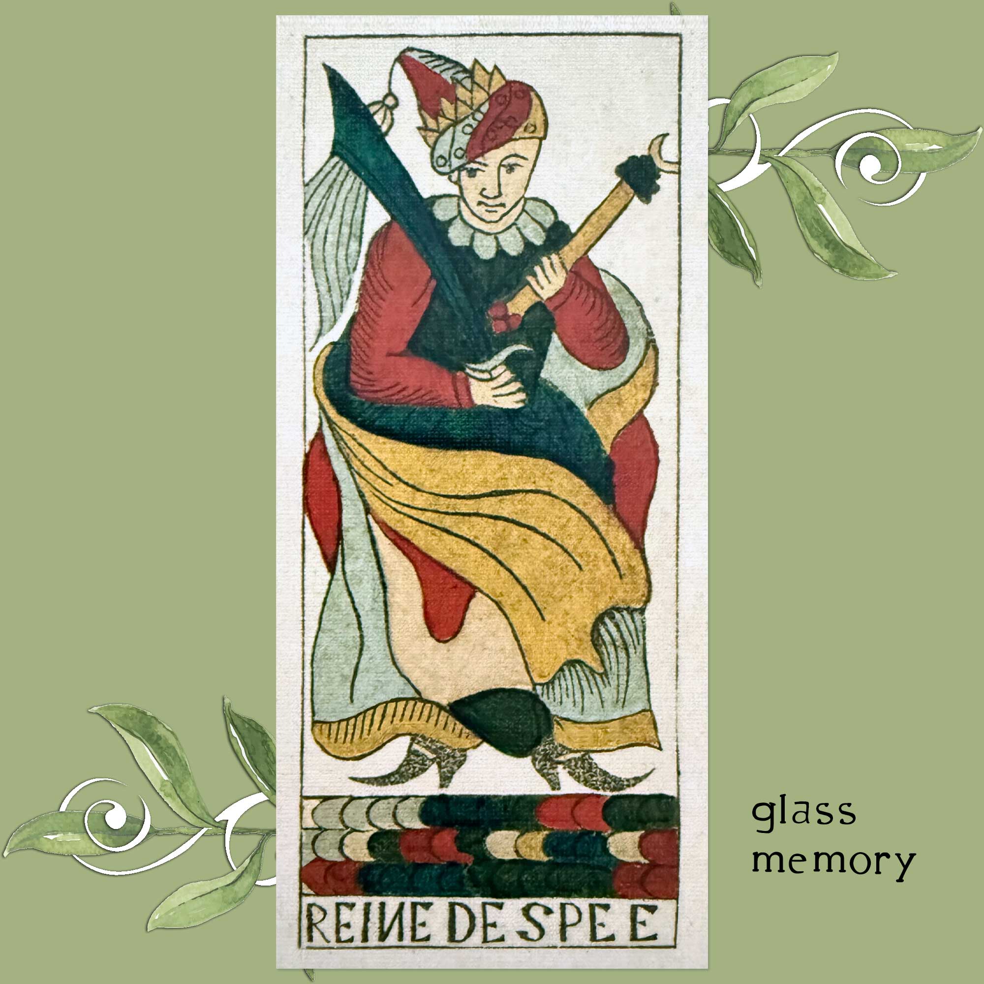 Tarot Schober - Queen of Swords - Marseille Tarot