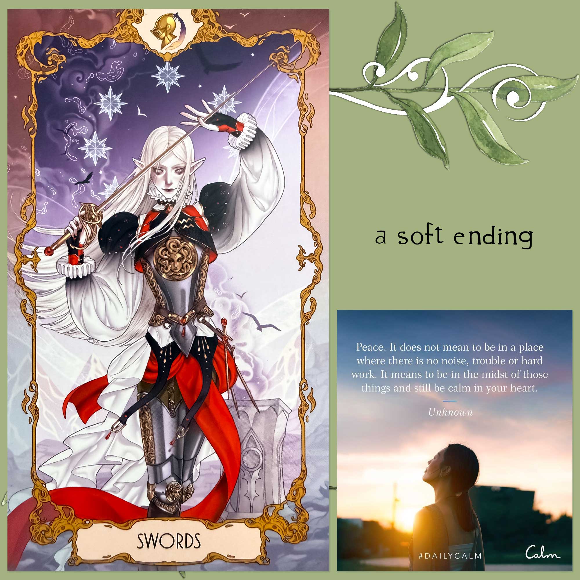 Anima Tarot - Page of Swords