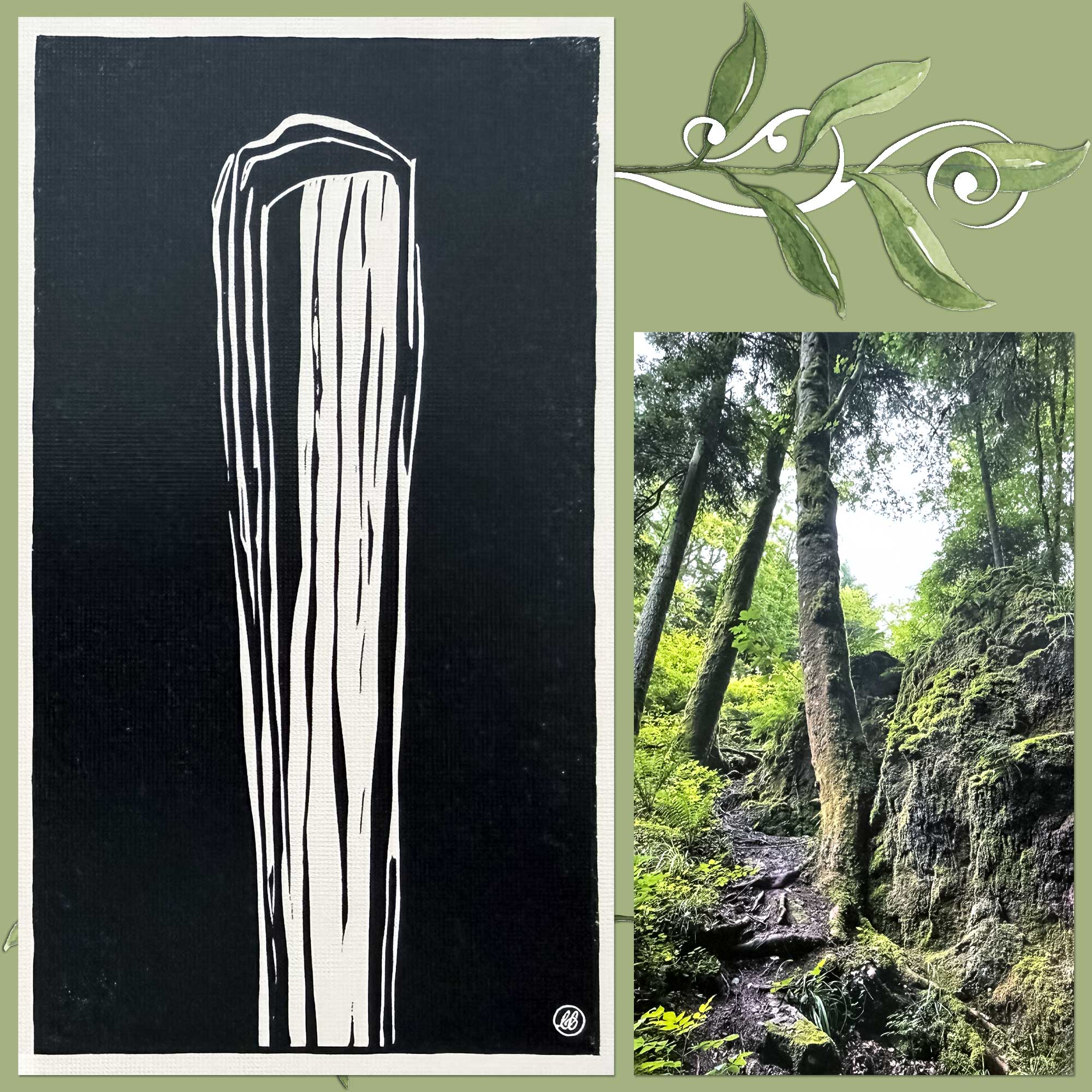 Solis Occasum Lux Bromalis - Ace of Wands and the Forest Bathing Cards