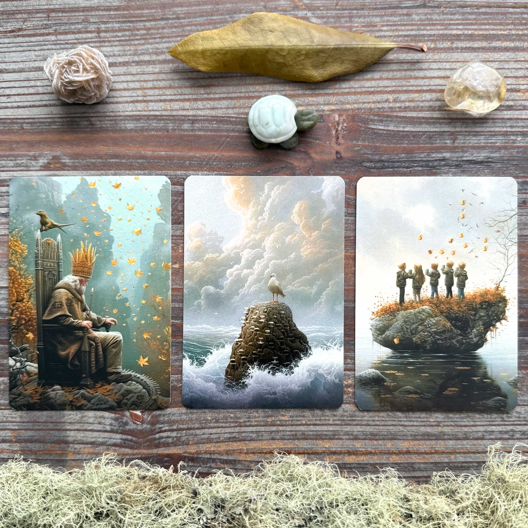 Movie Scene Rewriting with the Mystic Wilderness Tarot