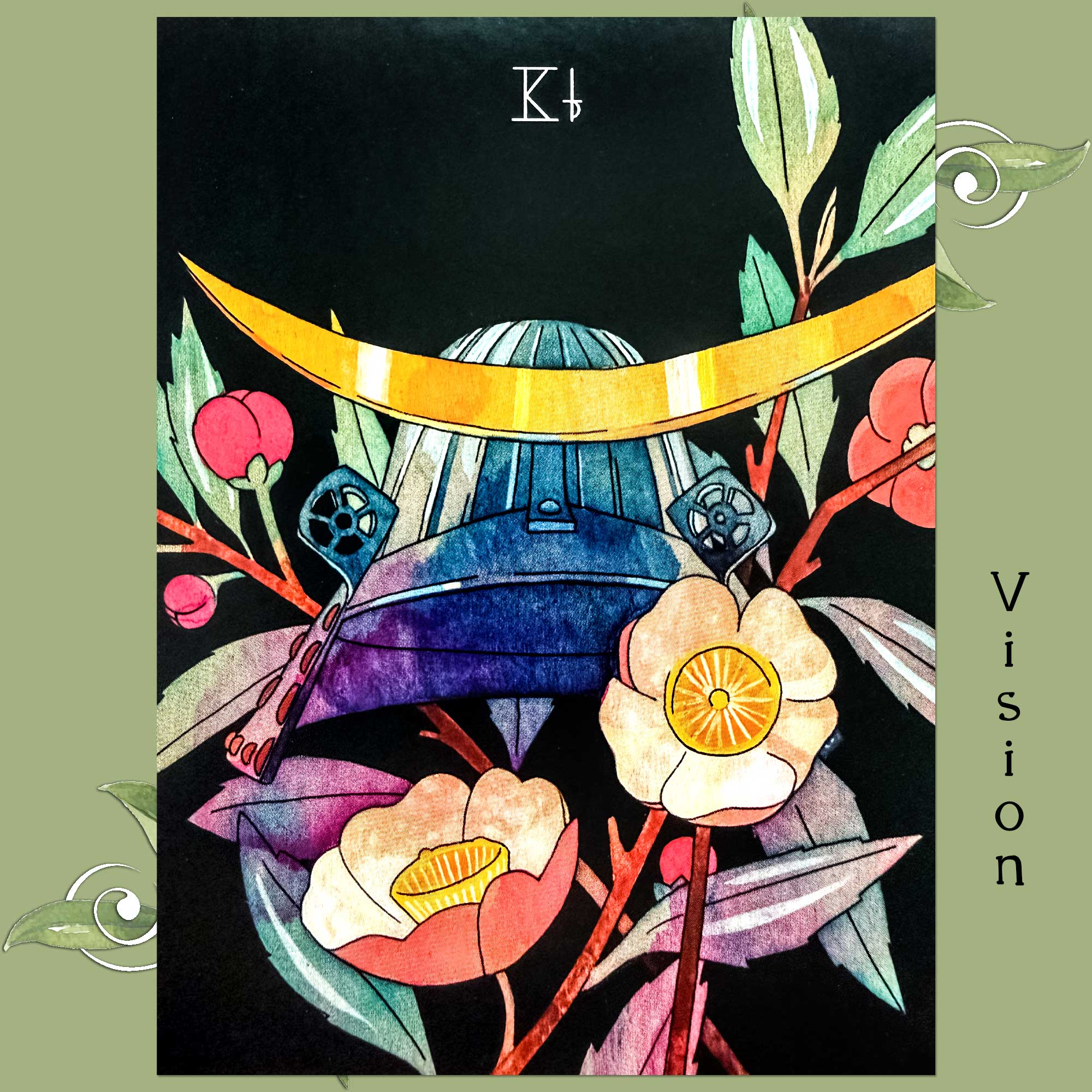 Botanica Tarot Full Bloom Edition - King of Swords