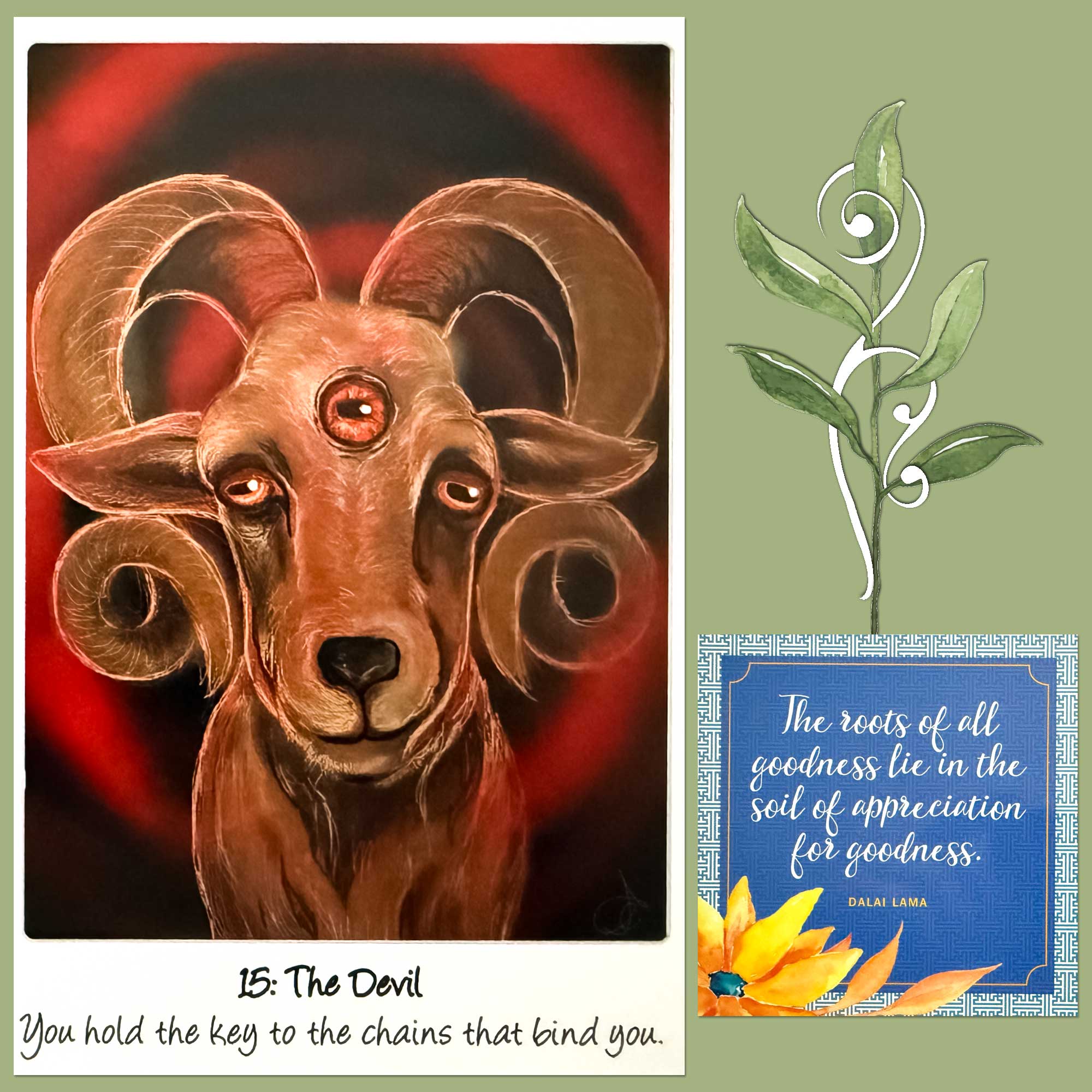 The Wild Wisdom Tarot - The Devil