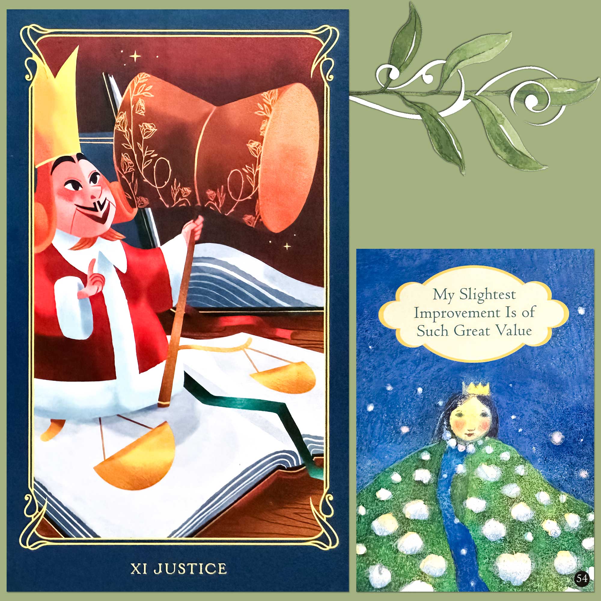Alice In Wonderland Tarot - Justice