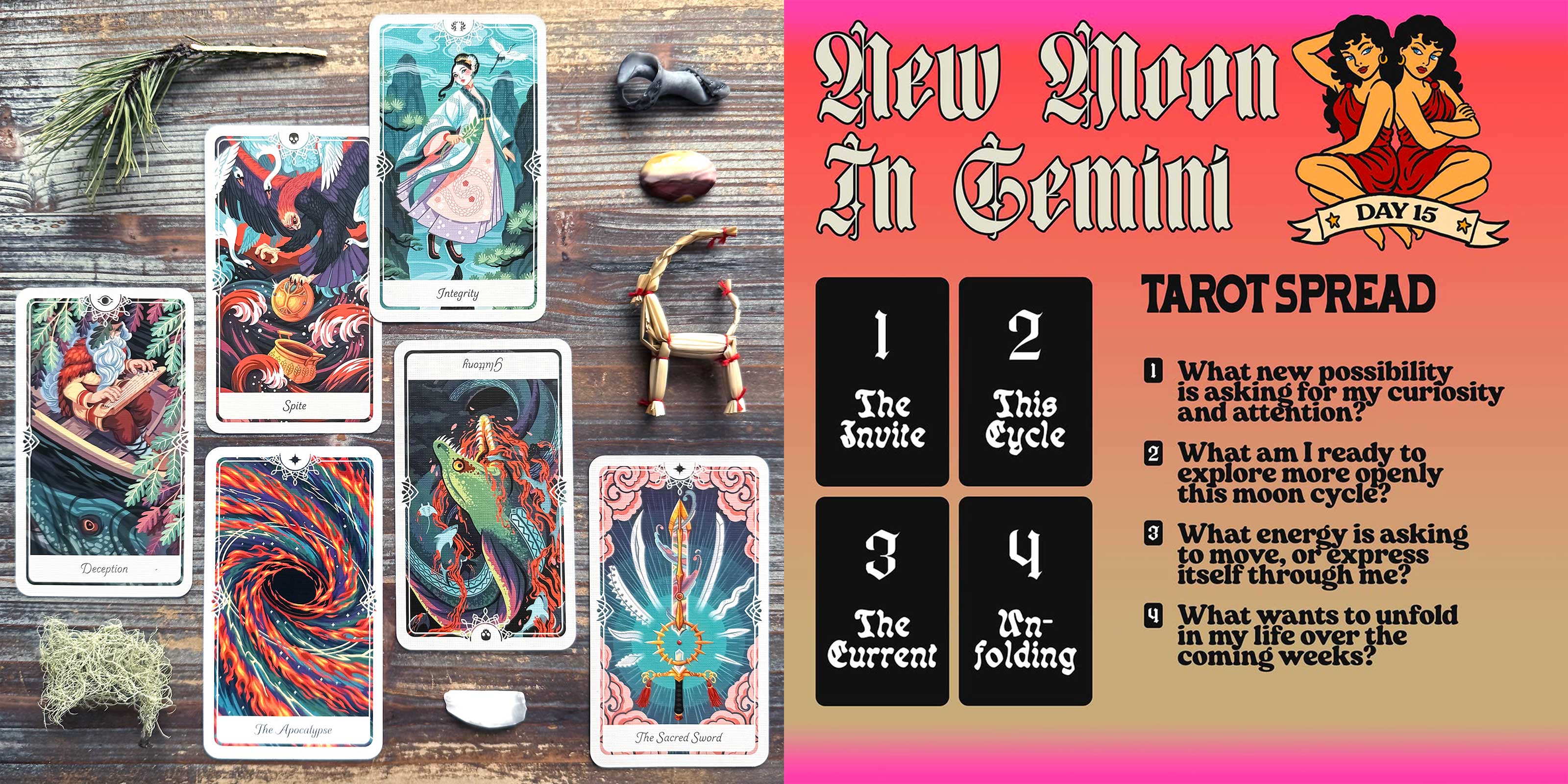 New Moon in Gemini Oracle Reading with the Oracle of the Divine