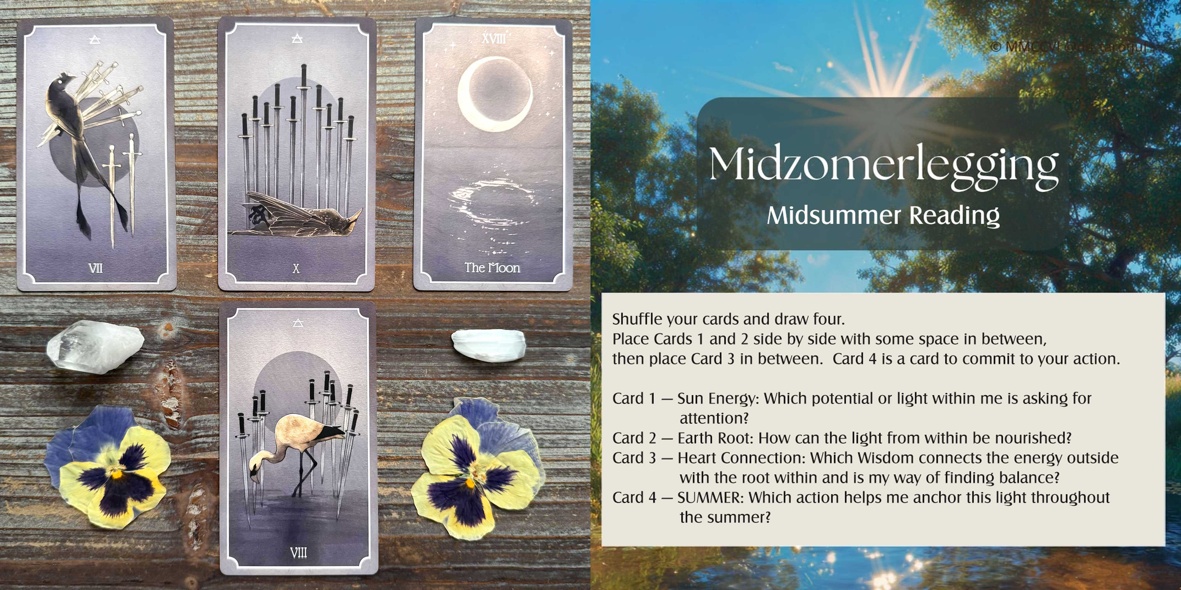 Midsummer Tarot Reading with the Fauwna Tarot