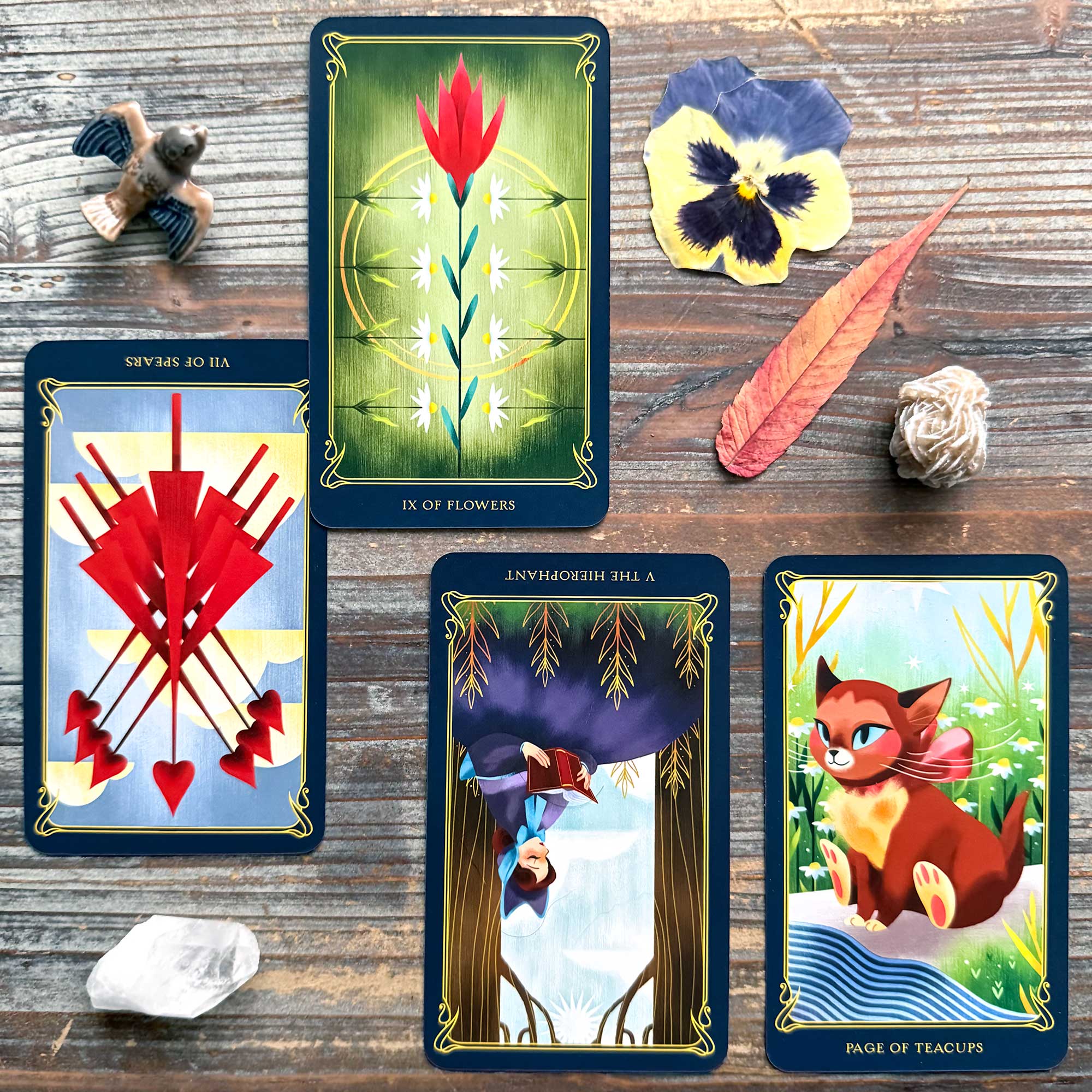 Tarot Reading with the Alice In Wonderland Tarot