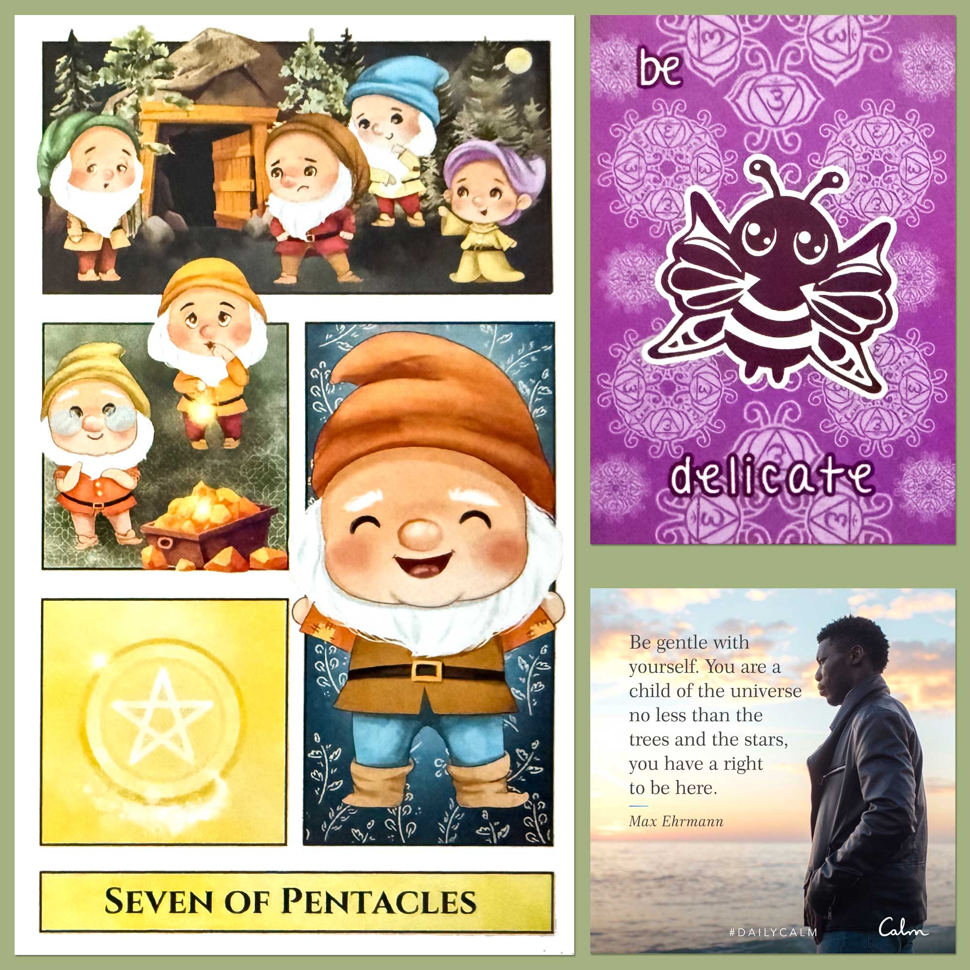Storybook Tarot - Seven of Pentacles