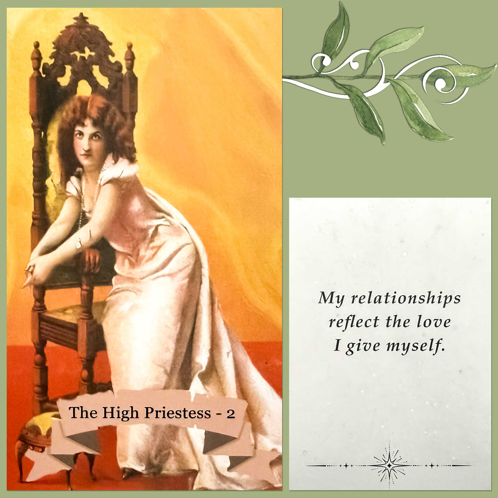 Vintage Theatre Posters Tarot - The High Priestess