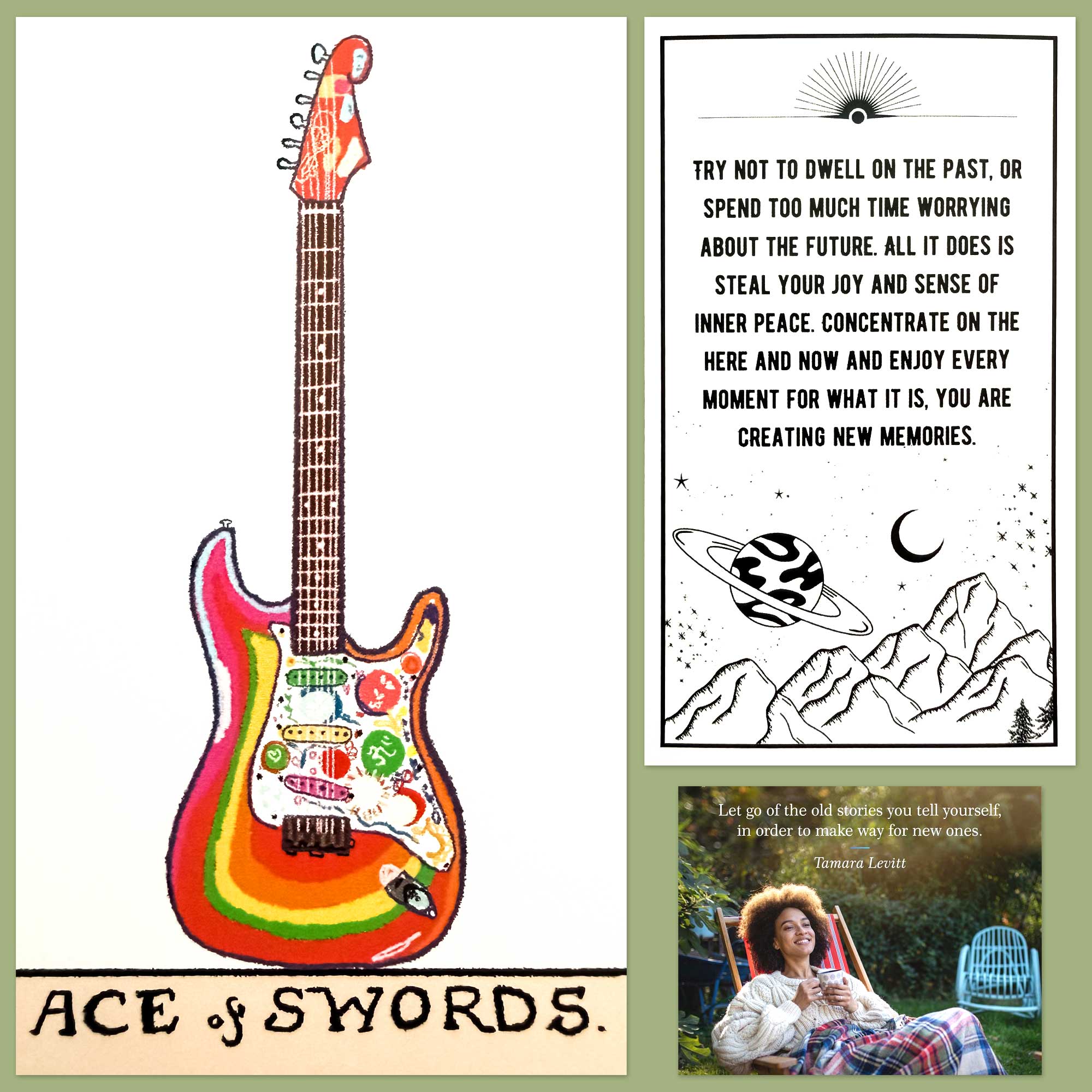 Beatles Tarot - Ace of Swords and the Messages From the Universe Oracle