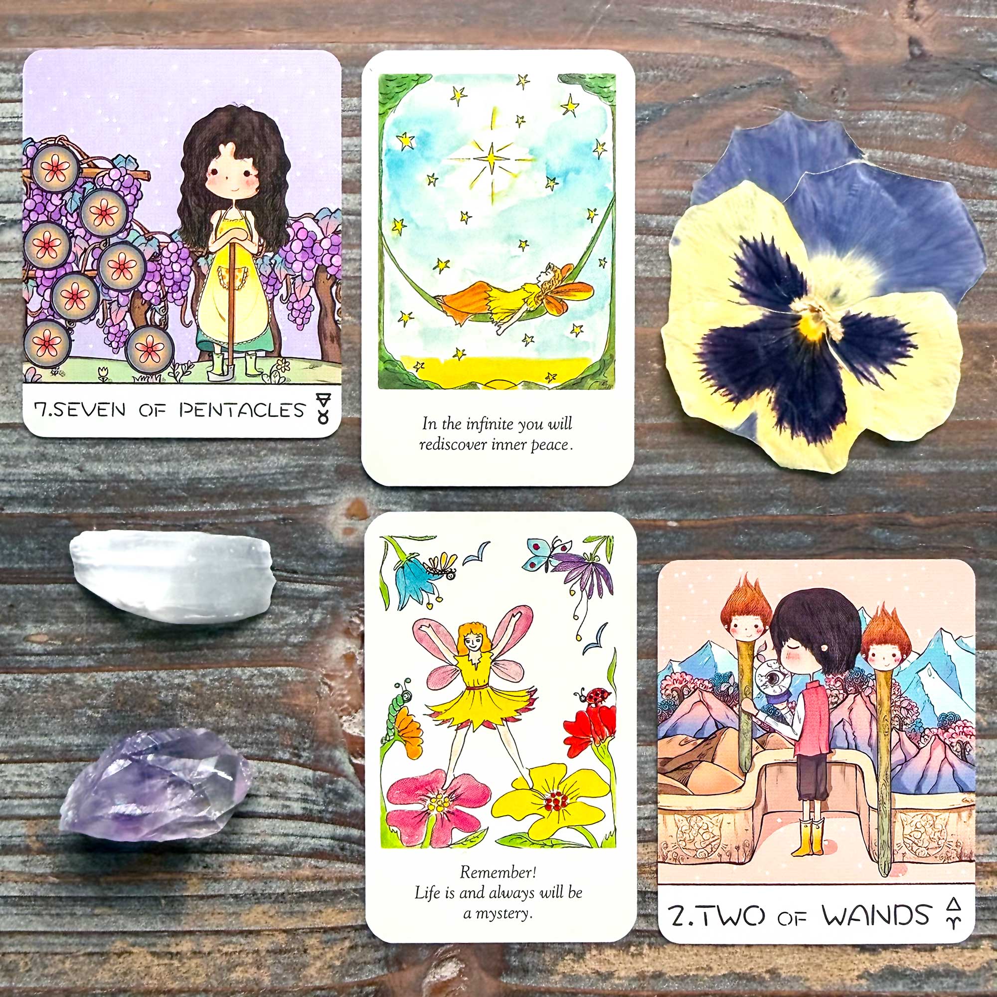 Tarot Reading with the Honey Knight Tarot and Wisdom of Elves and Fairies Oracle