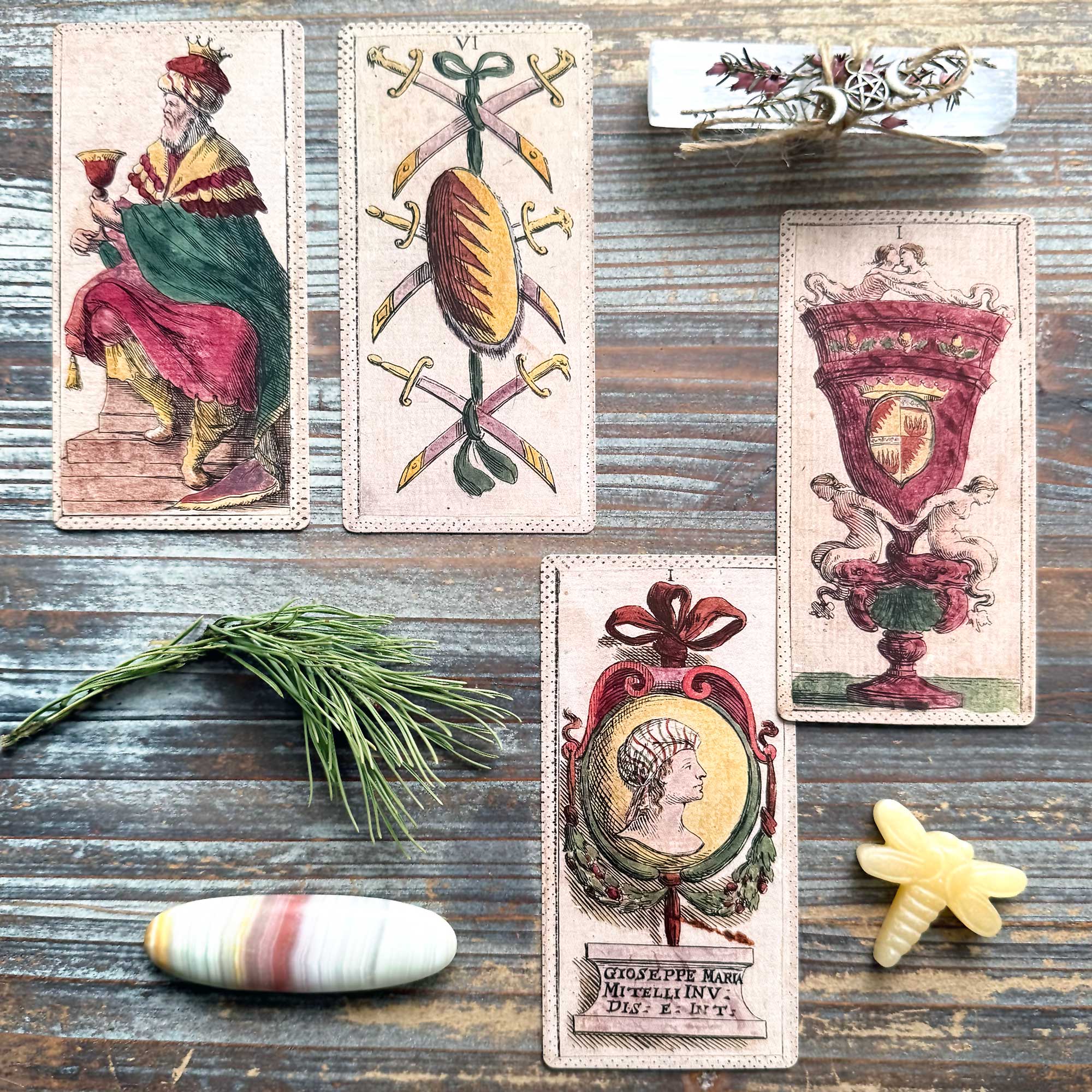 Tarot Reading with the Tarocchini Mitelli