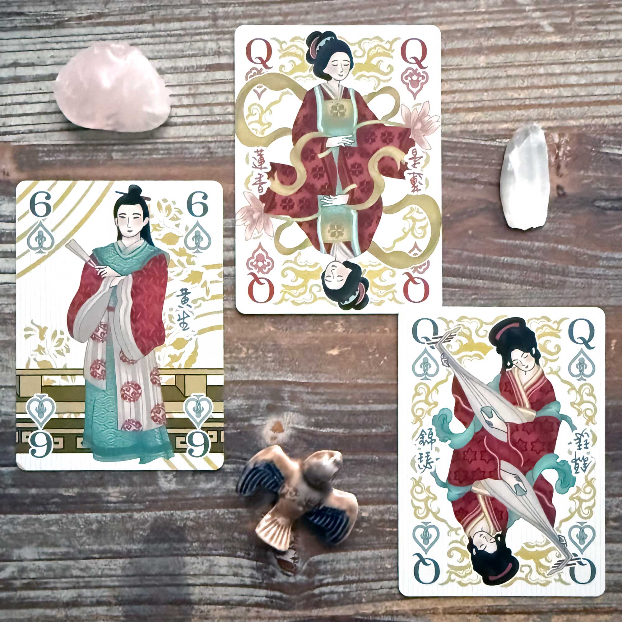 Creative Writing Exercise with the Strange Tales From A Chinese Studio Playing Cards Hupo Standard Edition