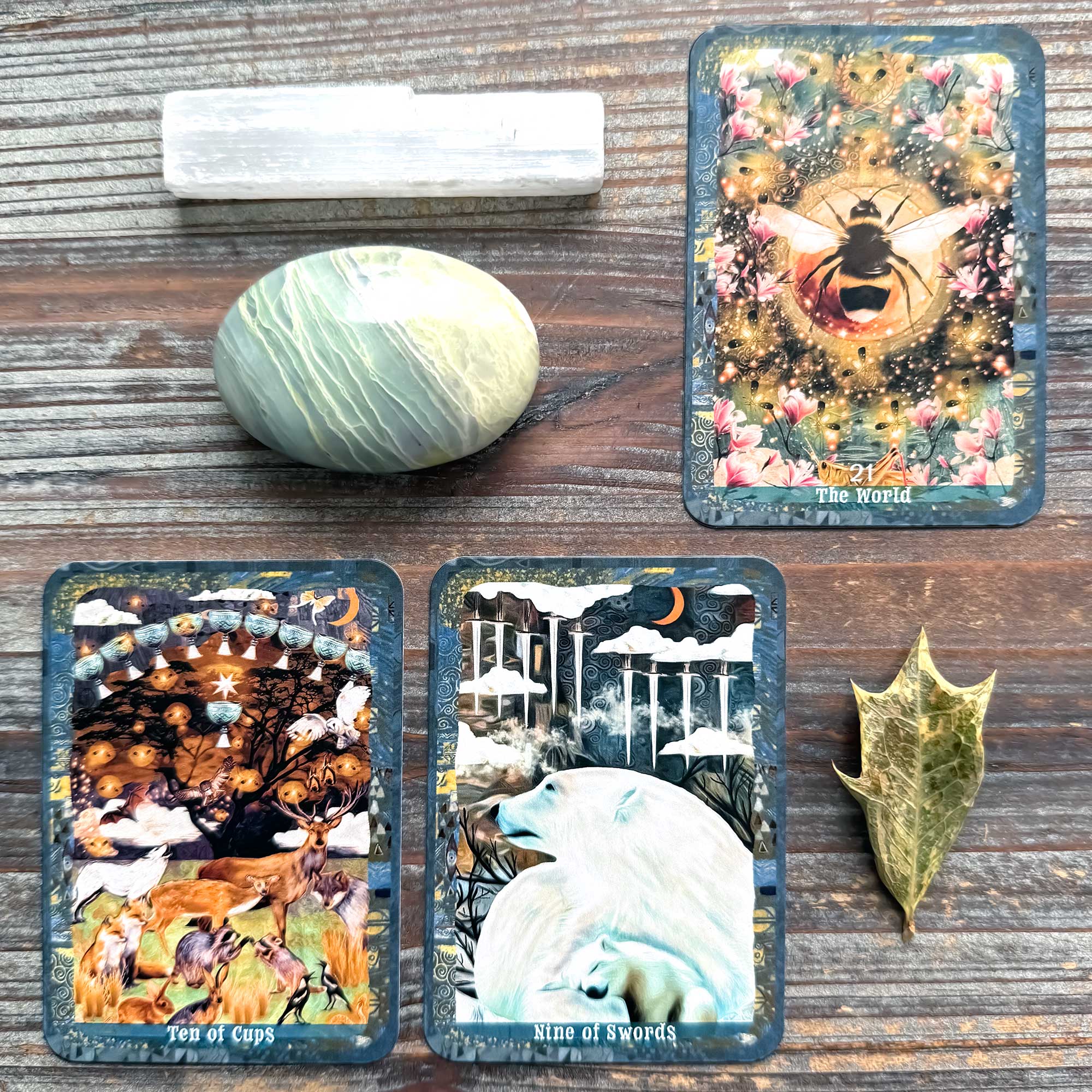 Tarot Reading with the Guardian of the Night Tarot Pocket Edition