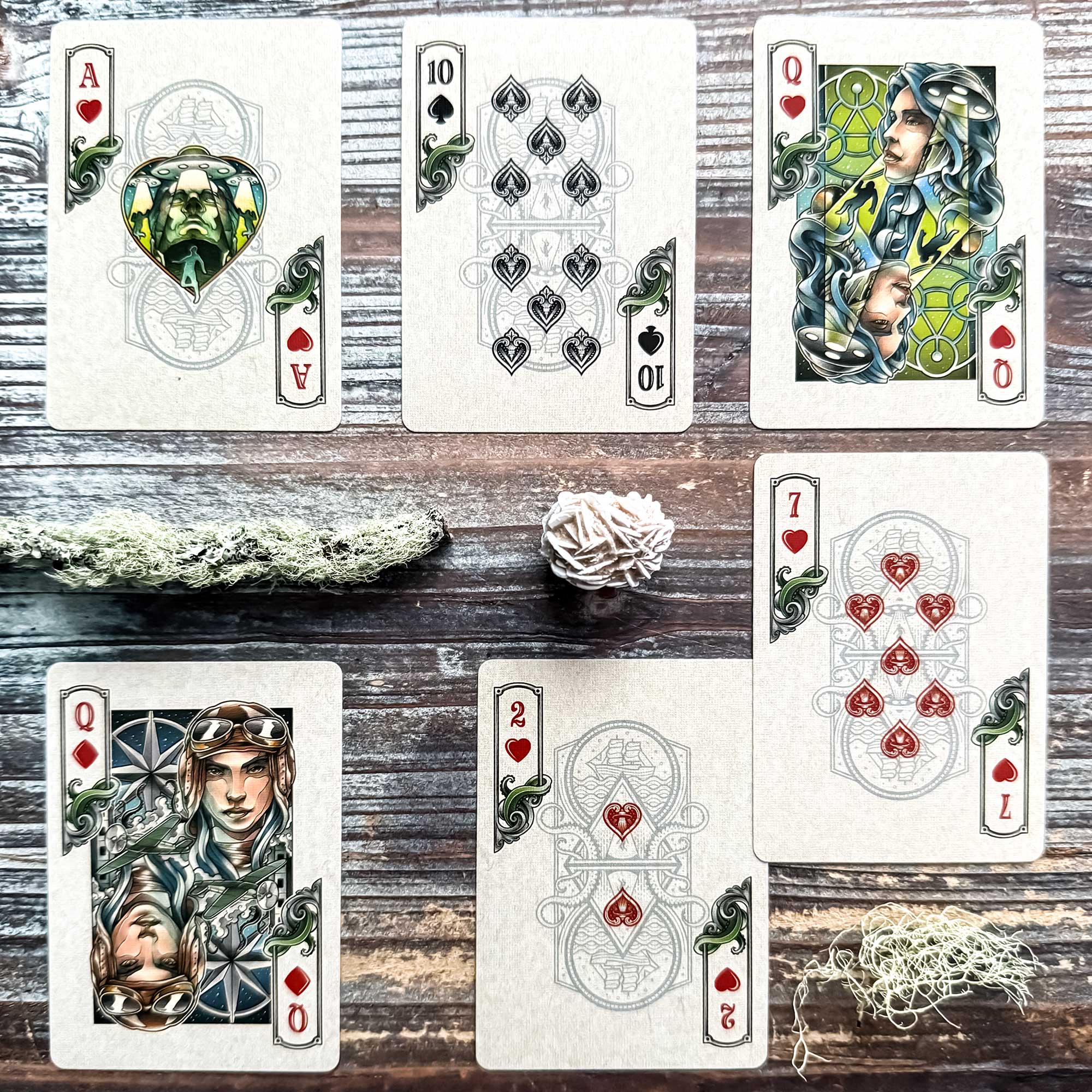 Creative Writing with the Divergent Realms Playing Cards Gaddis Edition