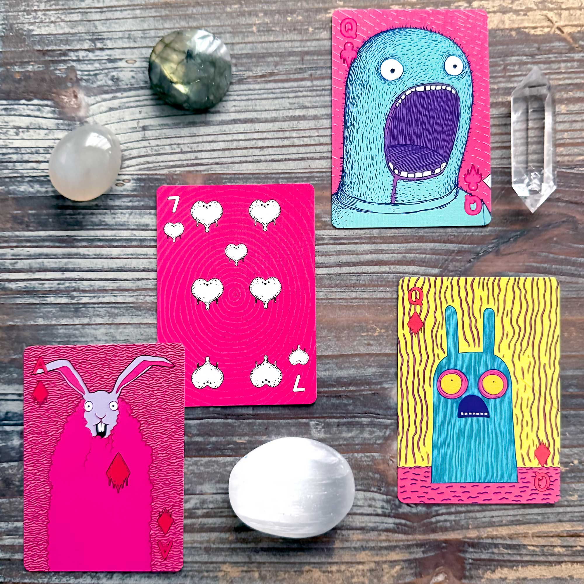 Creative Writing with the Mad Bunny Playing Cards