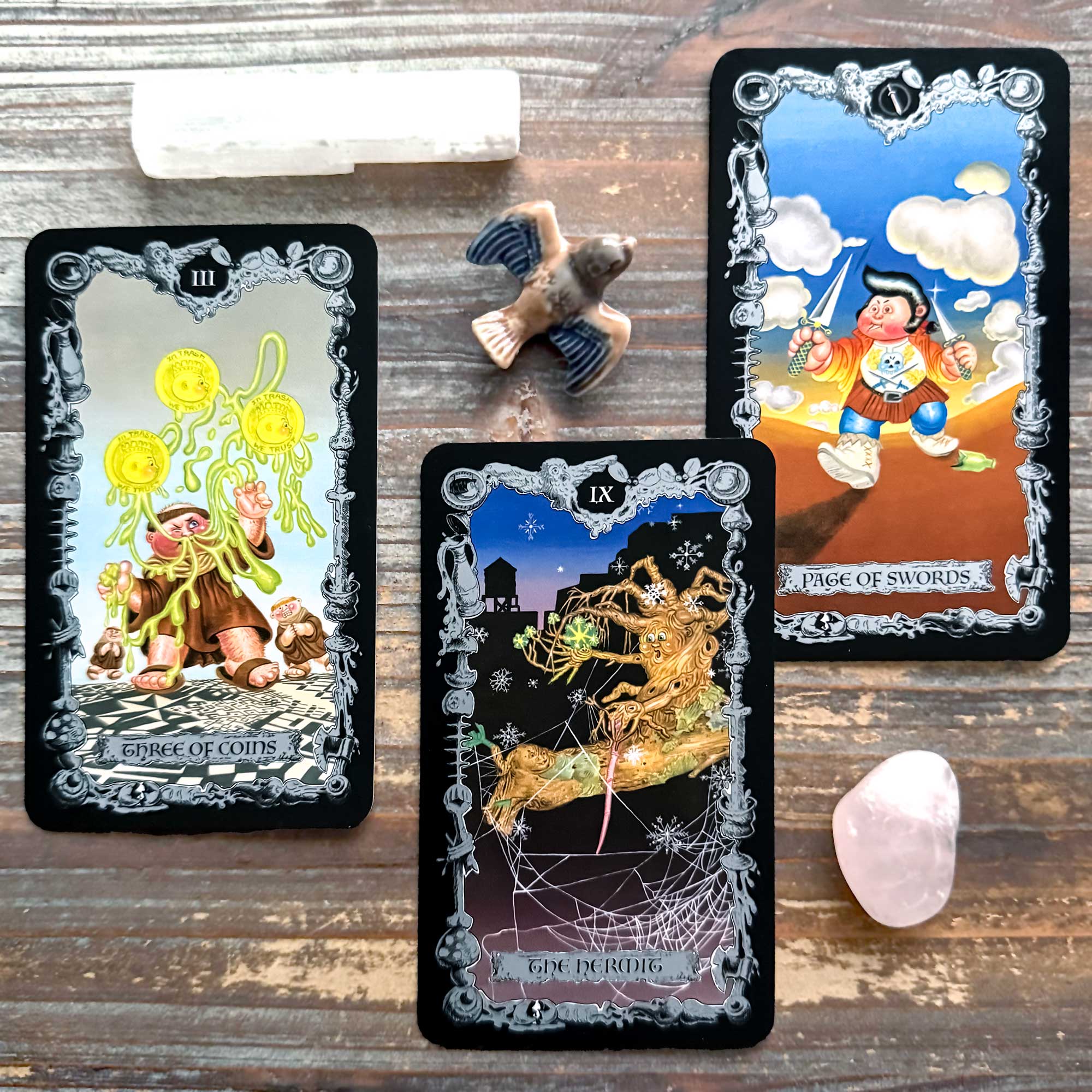 Tarot Reading with the Garbage Pail Kids Tarot