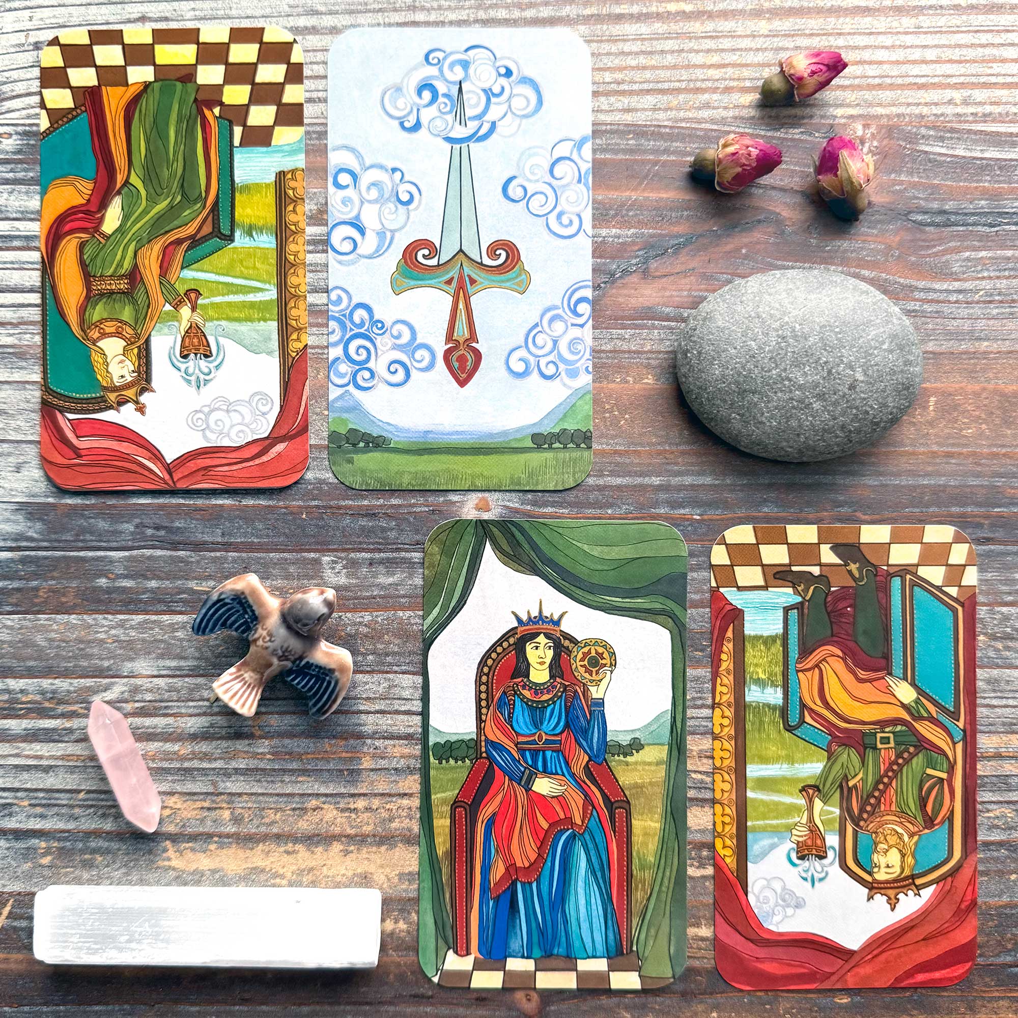 Tarot Reading with The Golden Tarot by Liz Dean