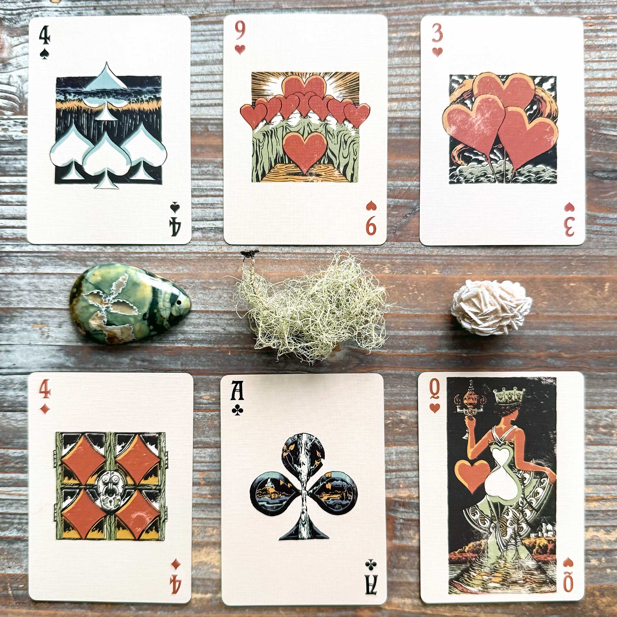 Creative Writing and Cartomancy with the Sacred Spring Playing Cards