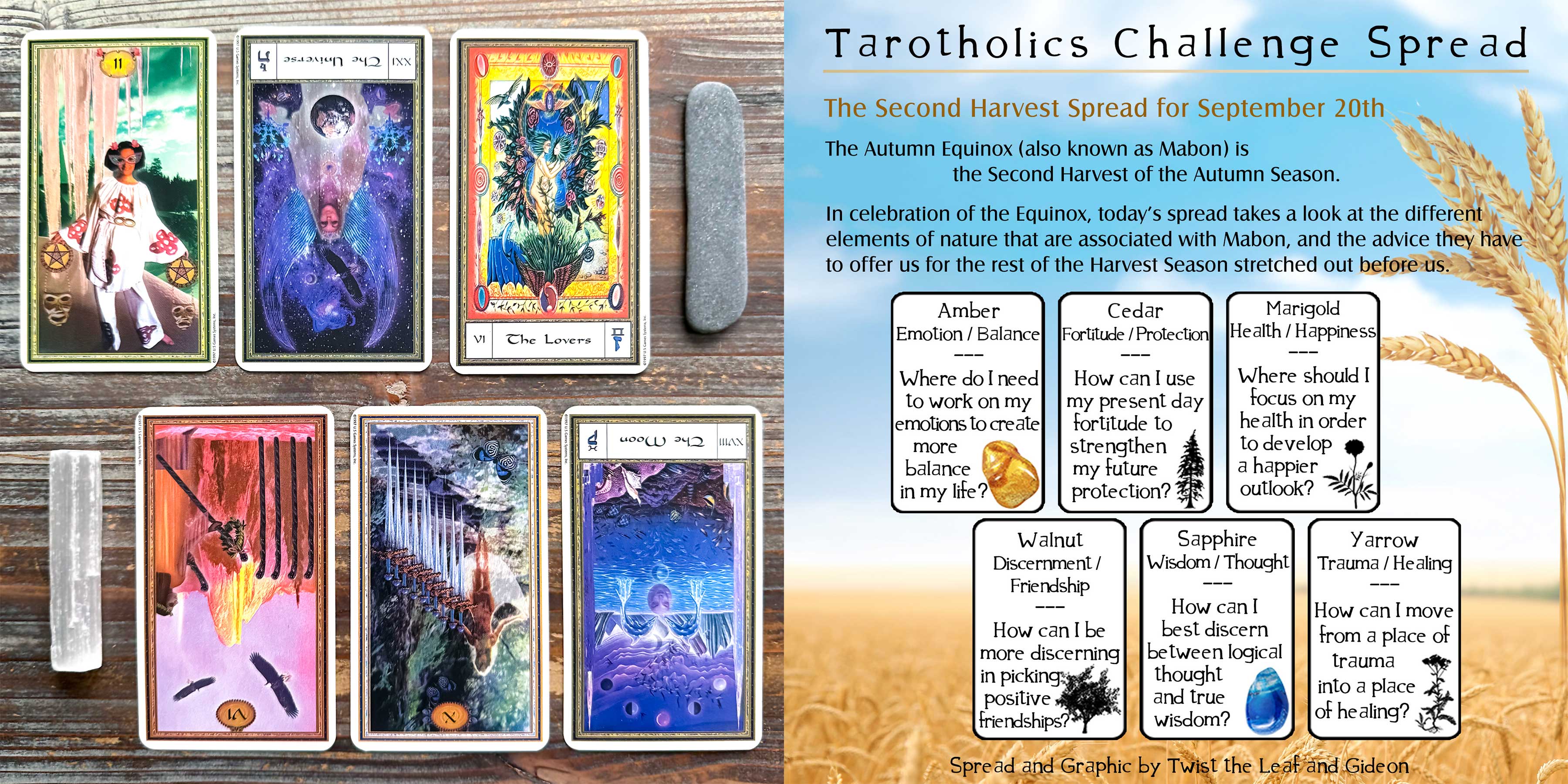 Second Harvest Tarot Reading with the Gendron Tarot